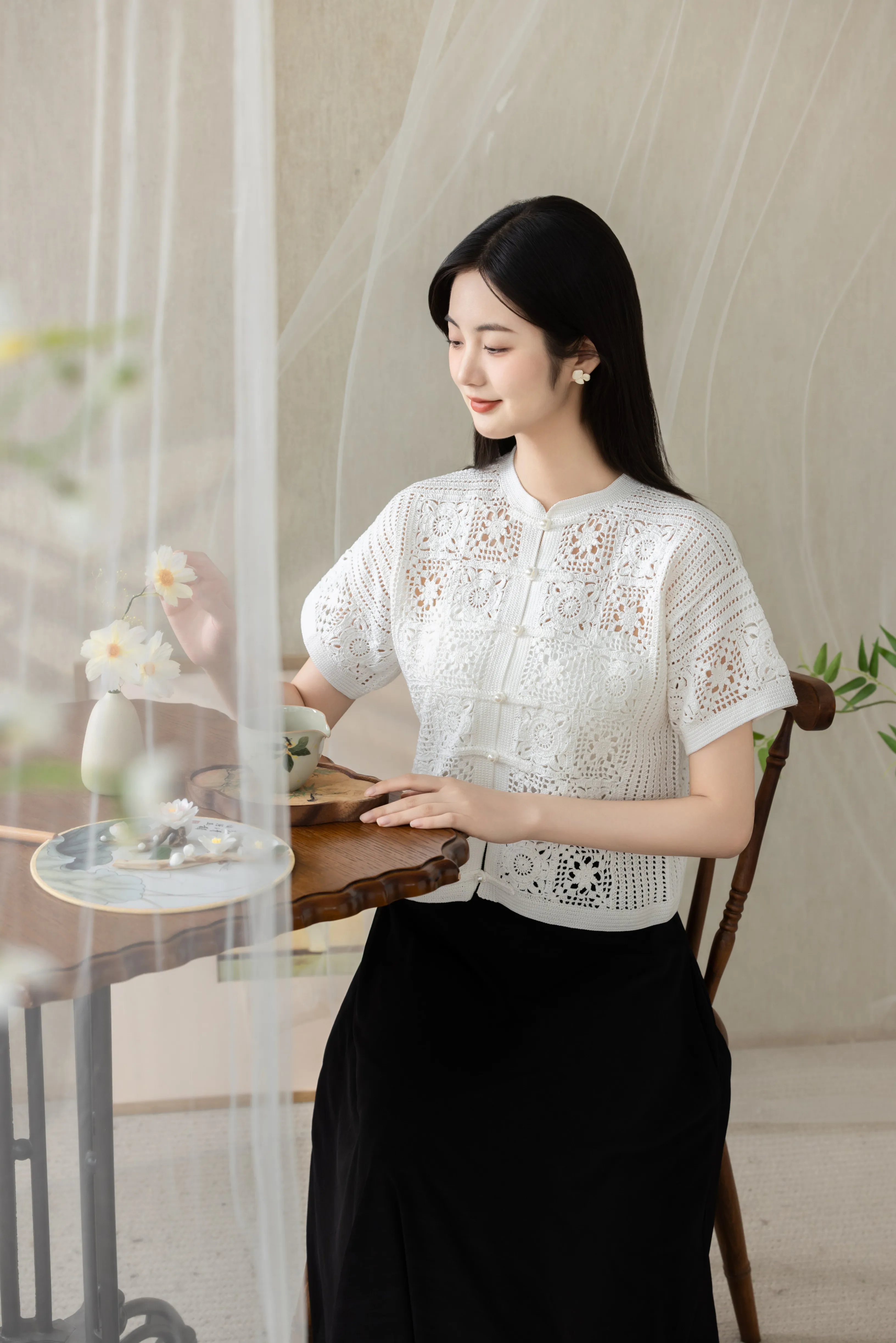 Jade Top crochet project