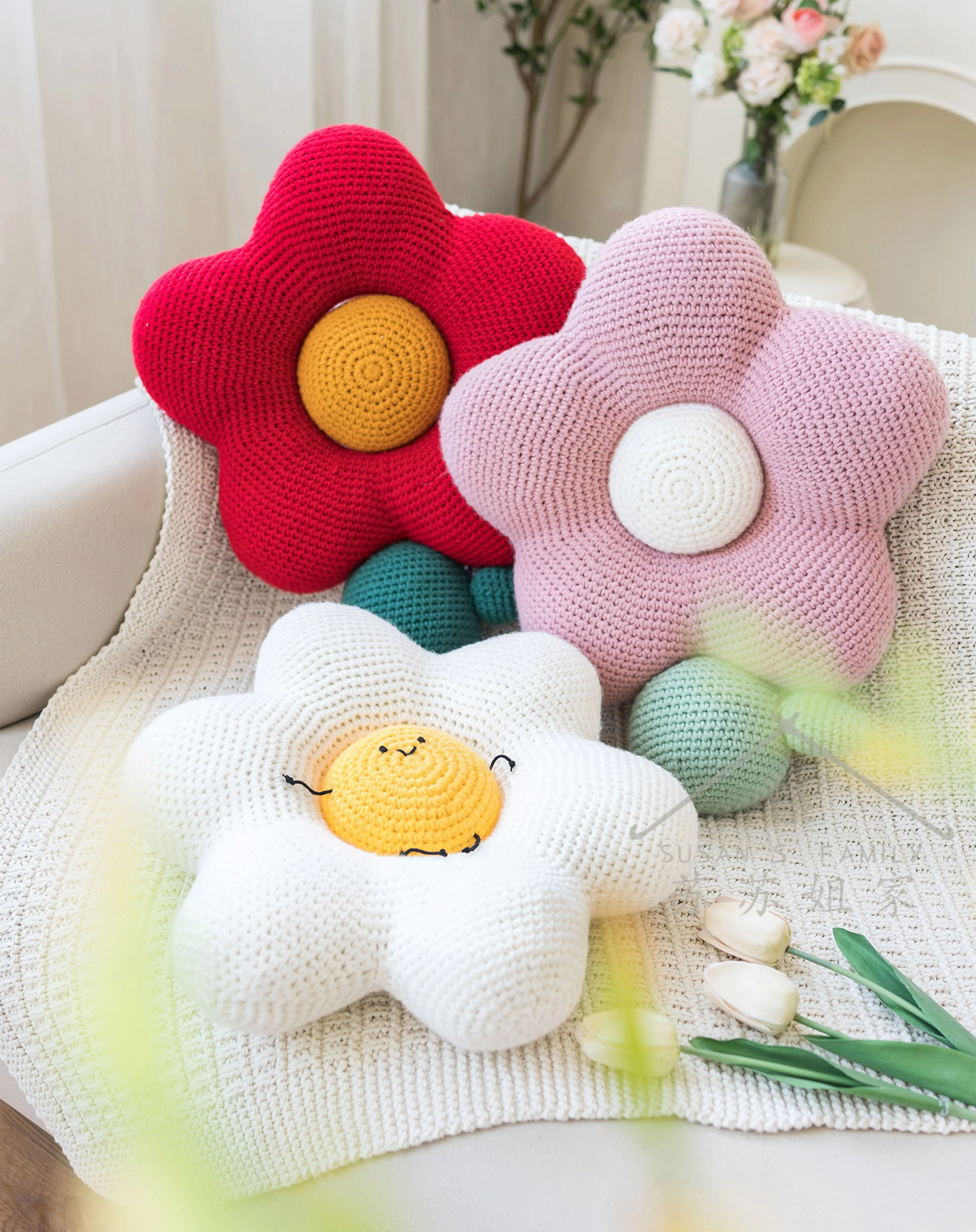 Little Flower Hug tutorial cover