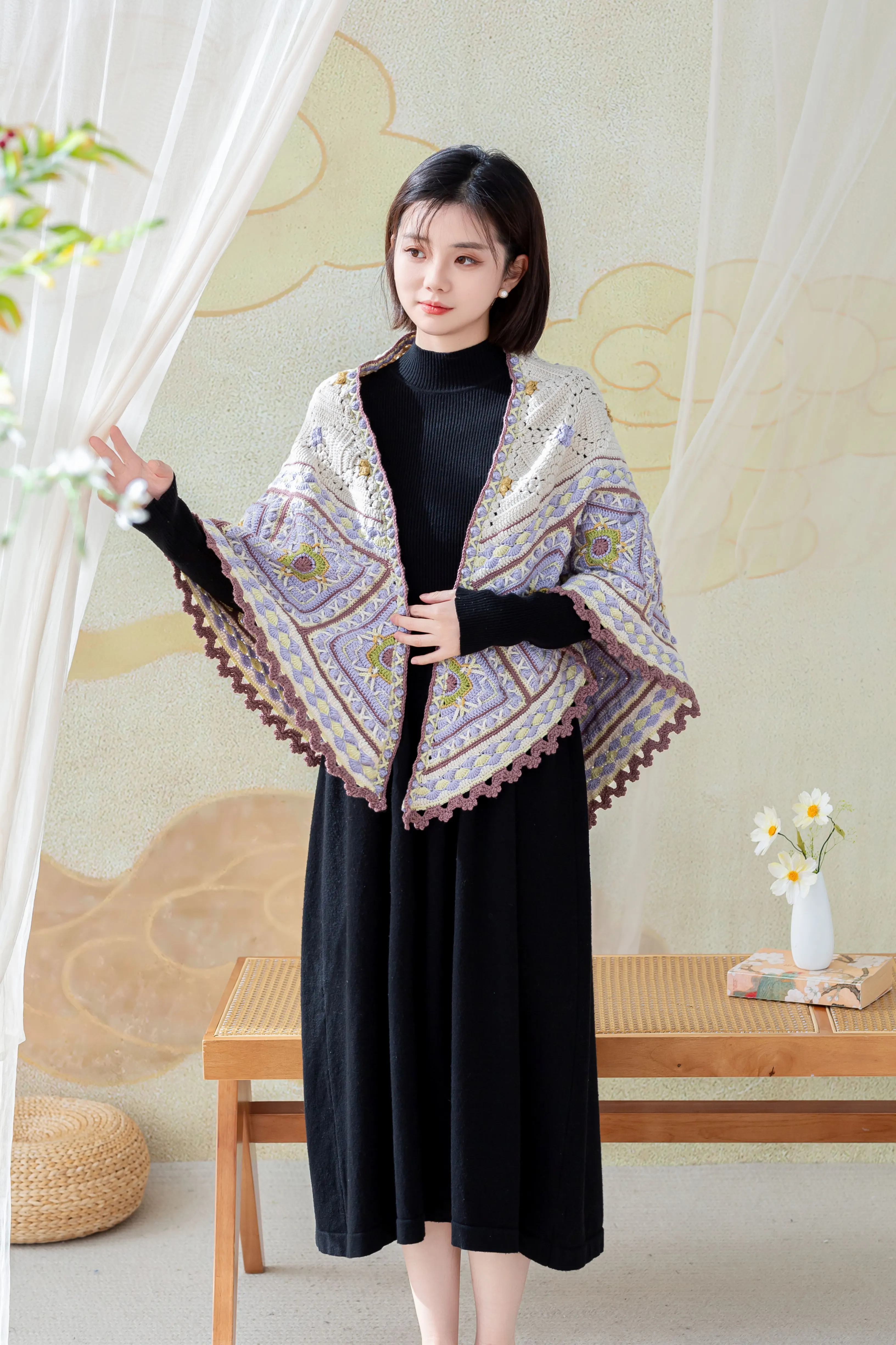 Mock Shawl crochet tutorial