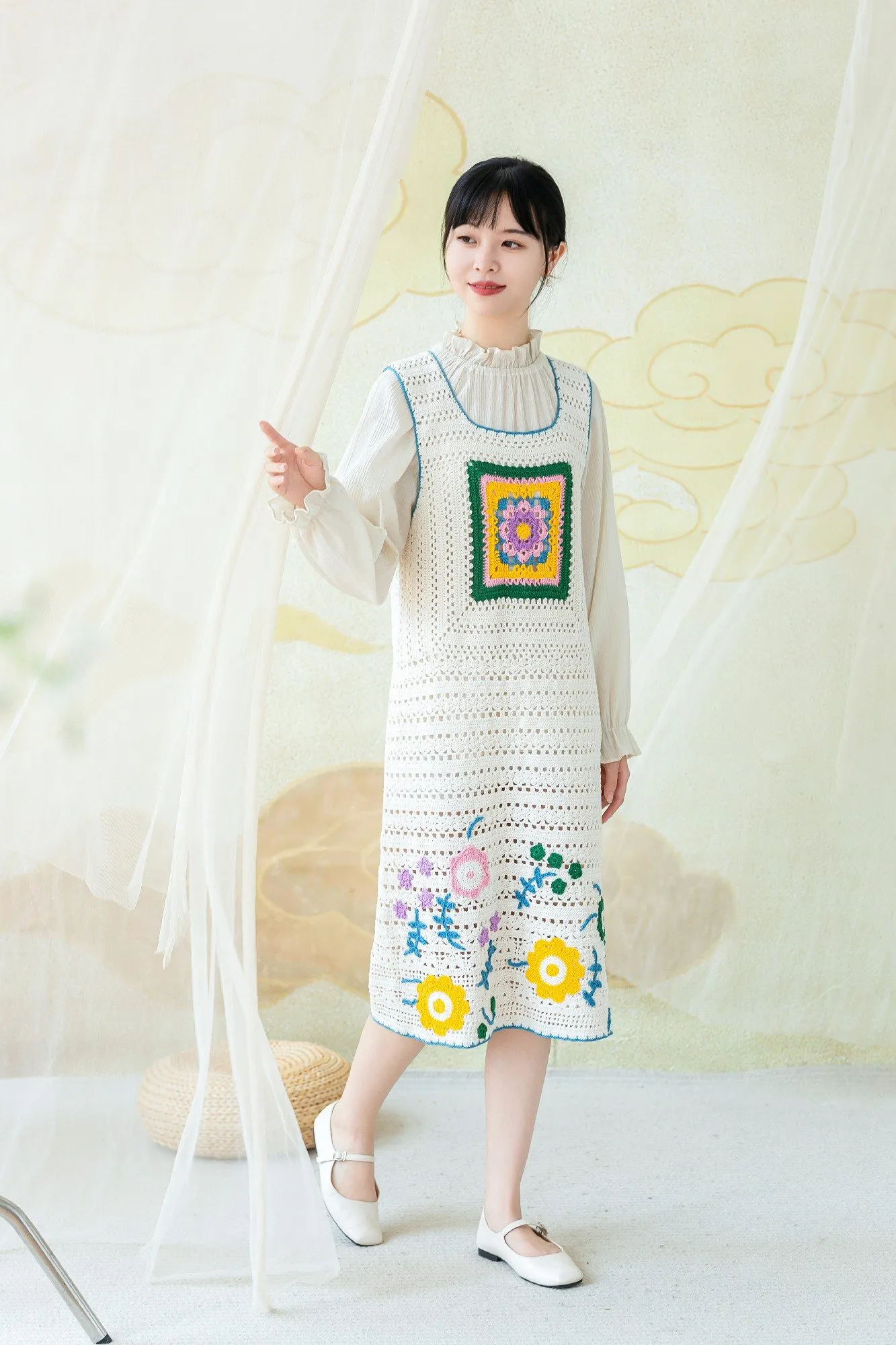 Flower Flutter crochet project