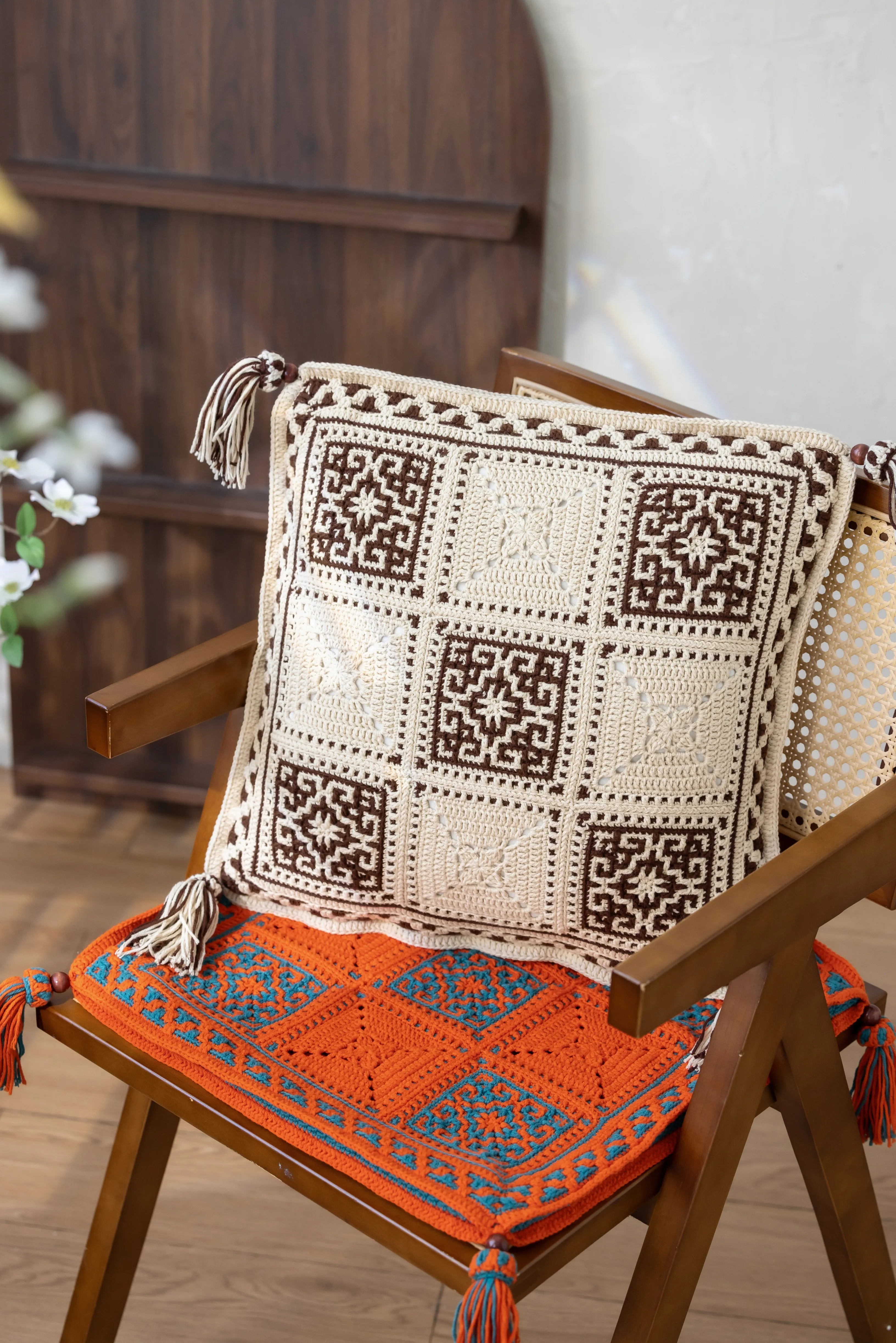 Framed Jasmine crochet project