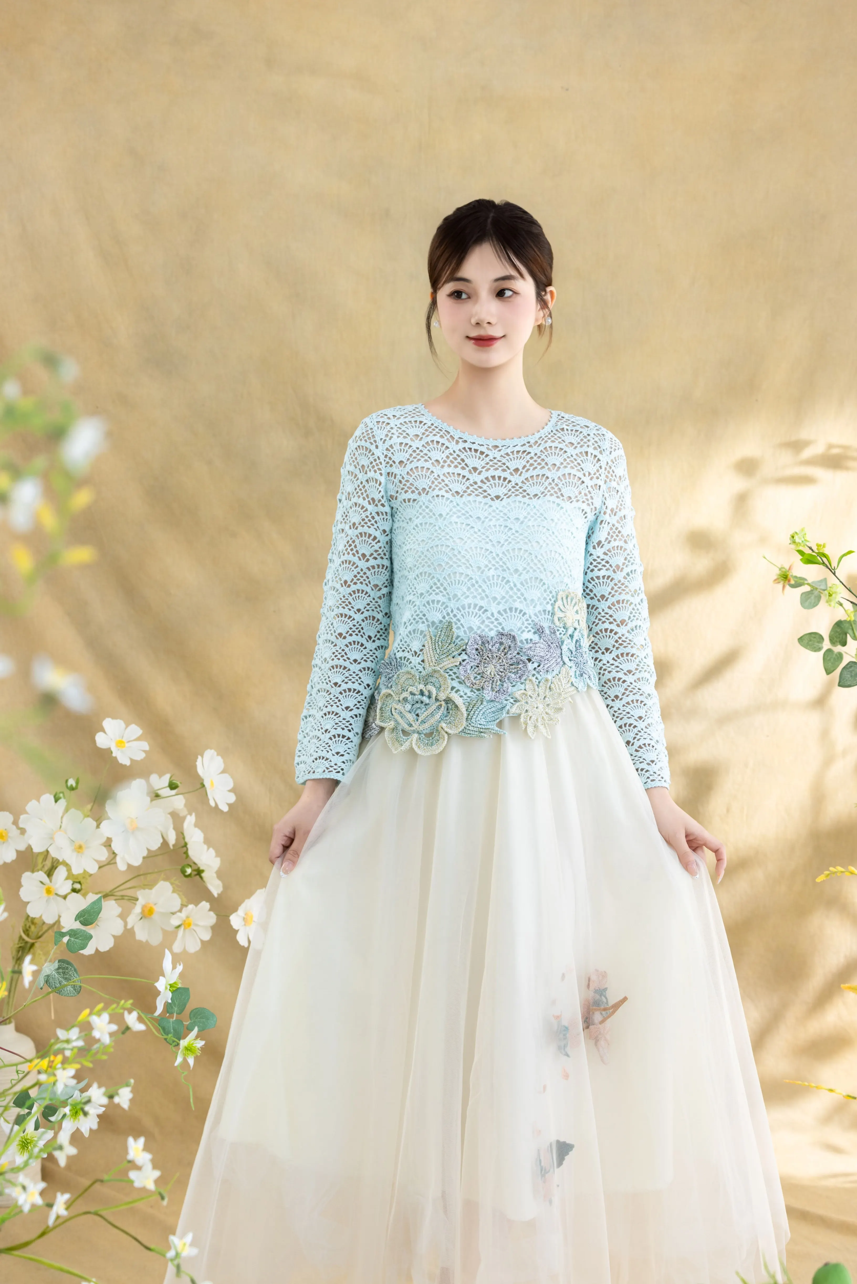 Poppy Lace Top tutorial cover