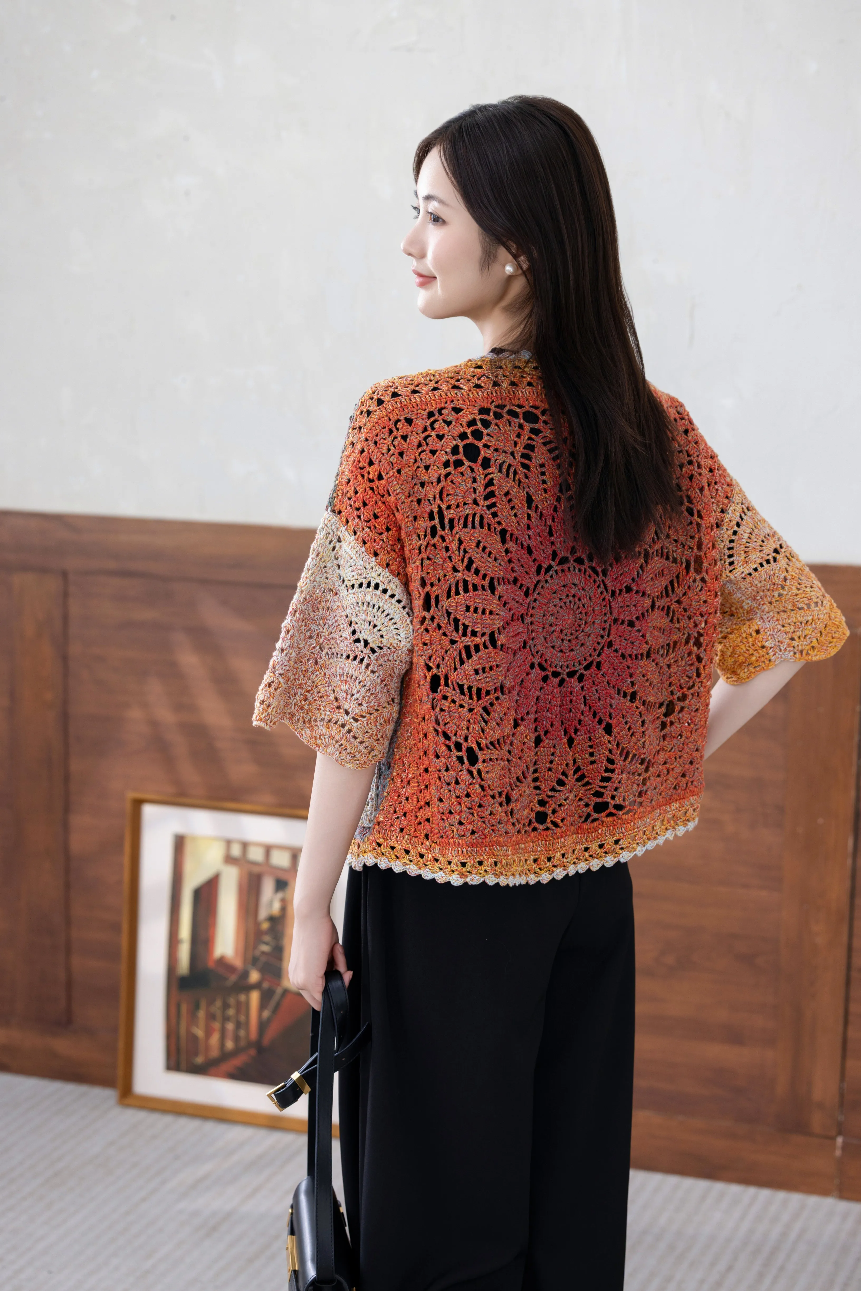 Sun-Kissed Cardigan crochet project