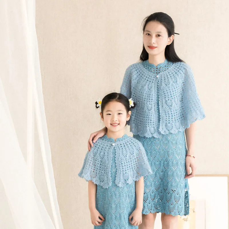Cloud Jasmine Qipao crochet project
