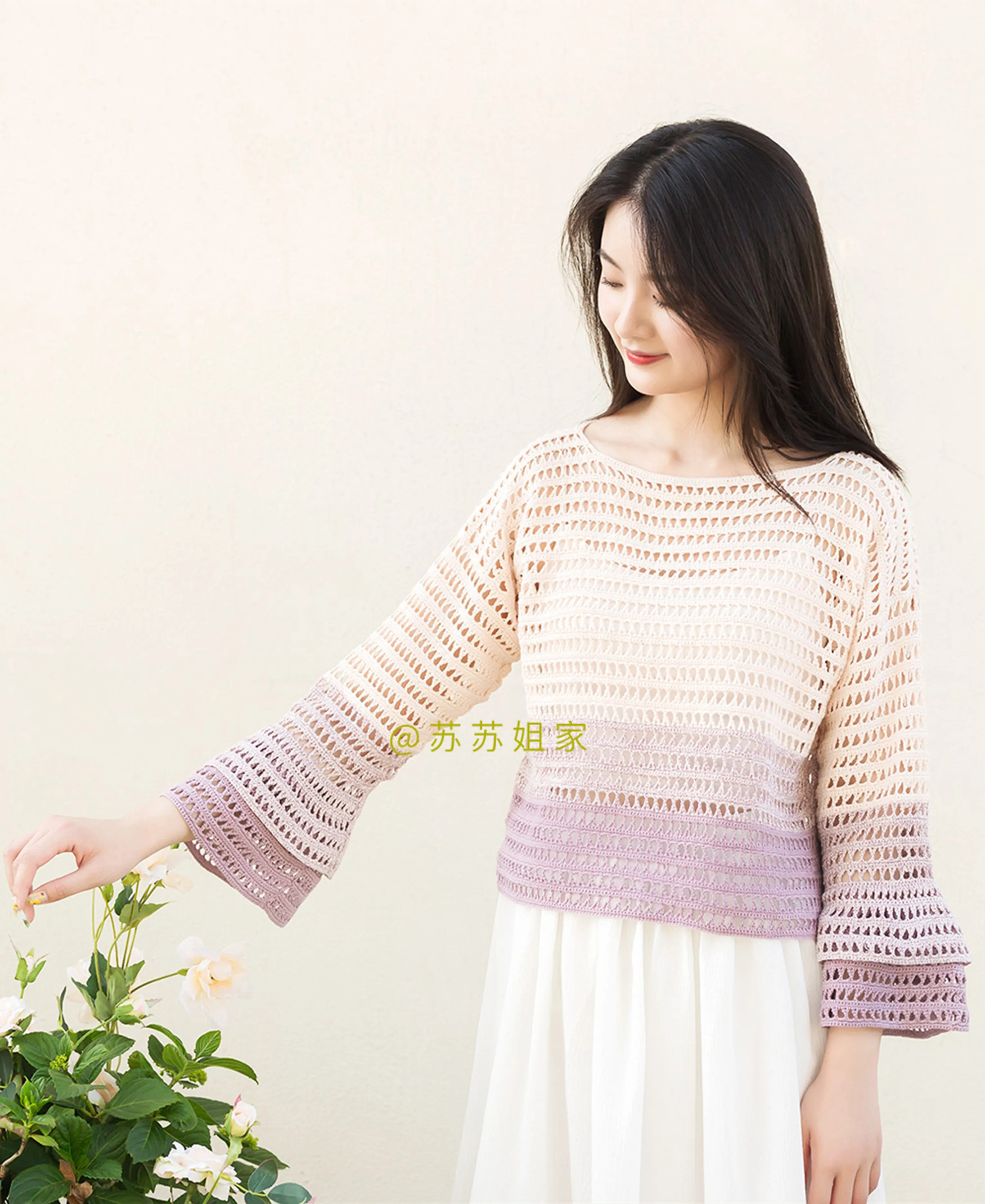 Violet Bell crochet project