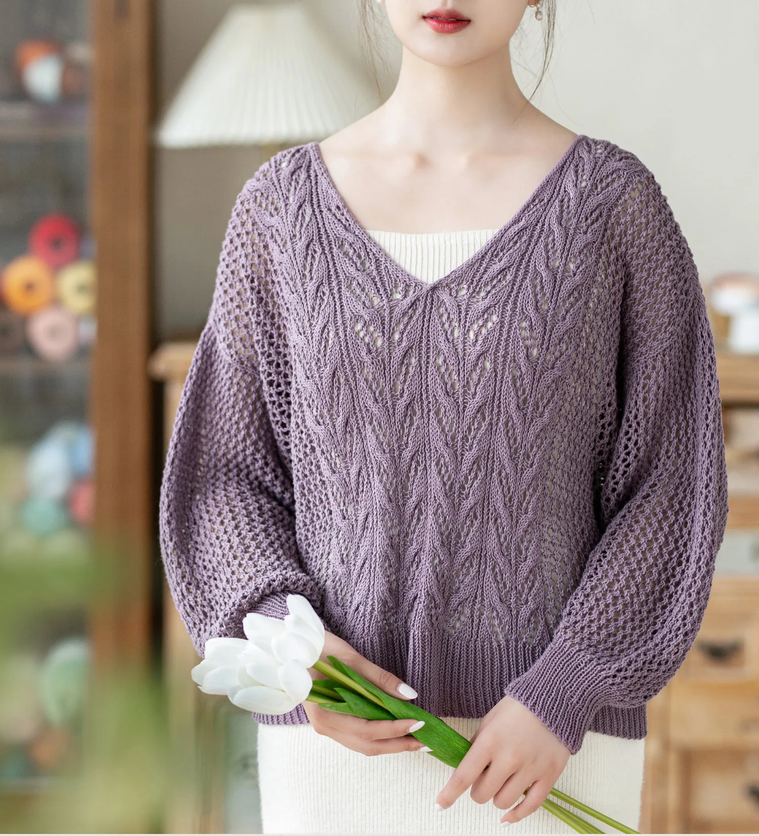 Shadow of Hibiscus crochet project