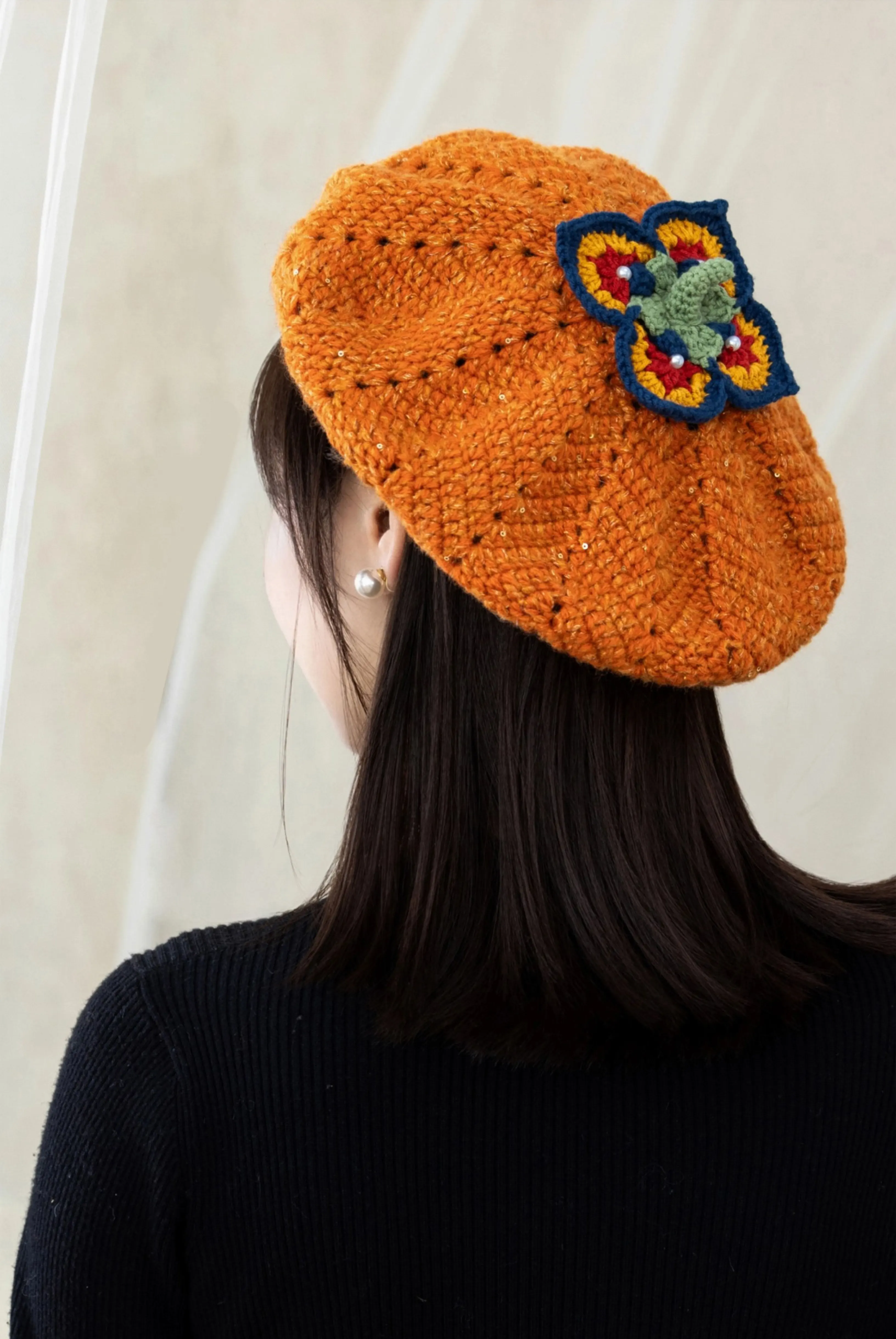 Persimmon Beret crochet tutorial