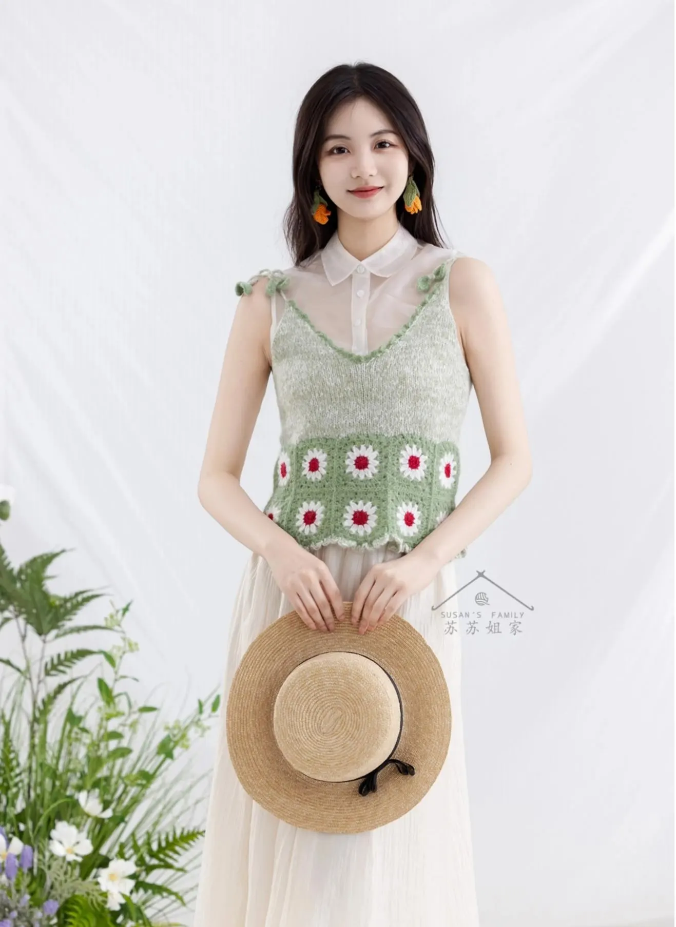 VineFlora Camisole crochet tutorial