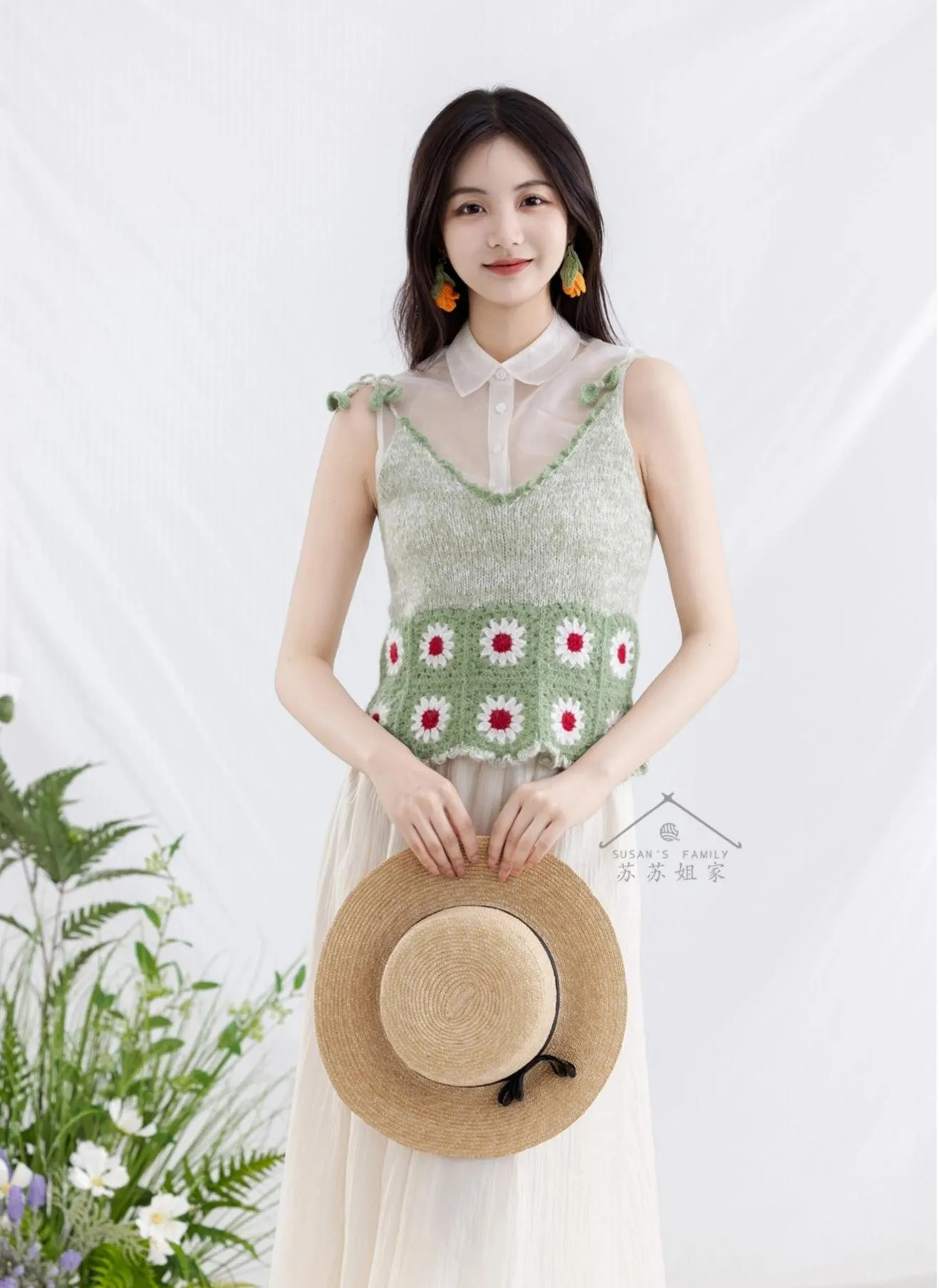 VineFlora Camisole crochet project