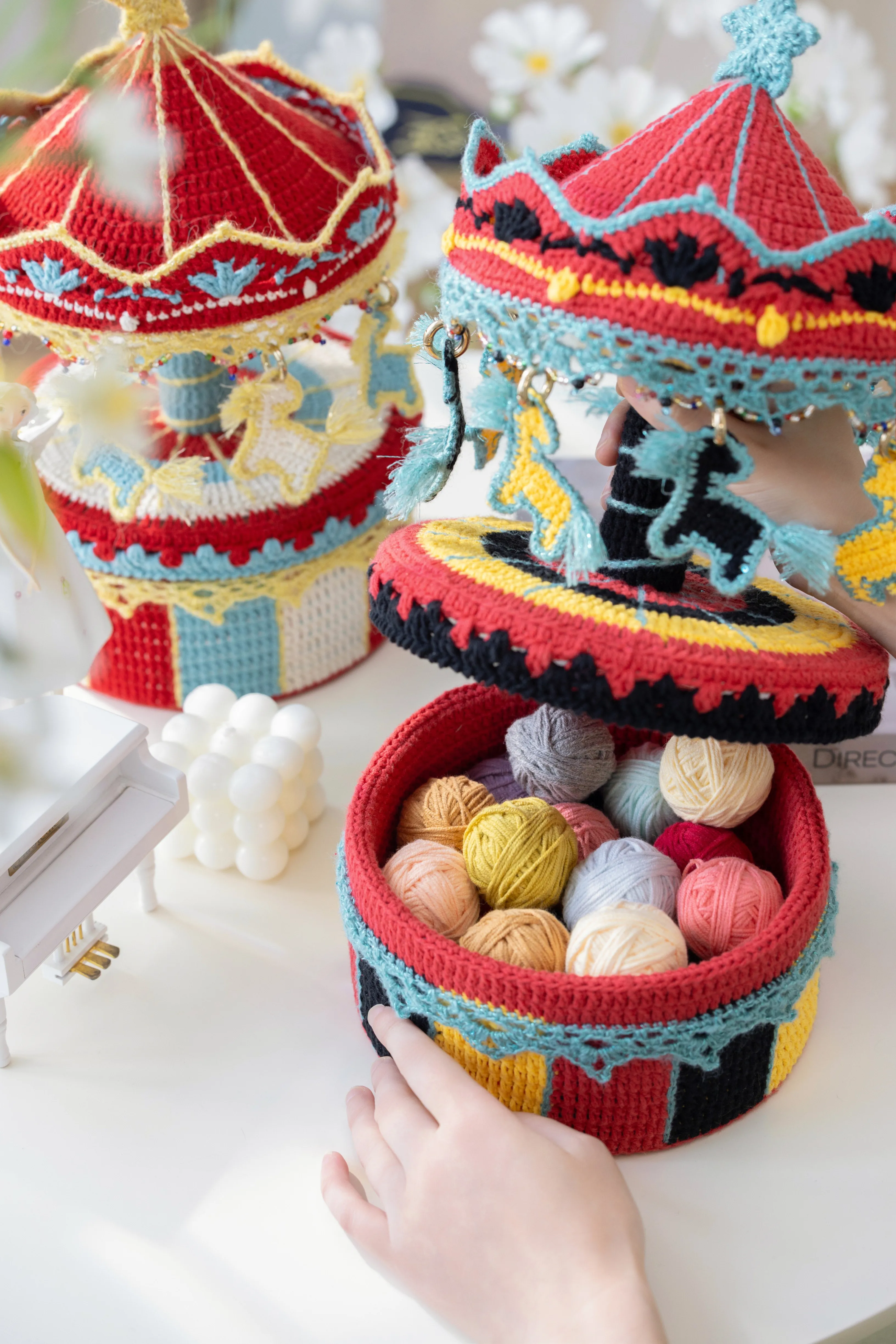 Merry-Go-Round Keeper crochet project