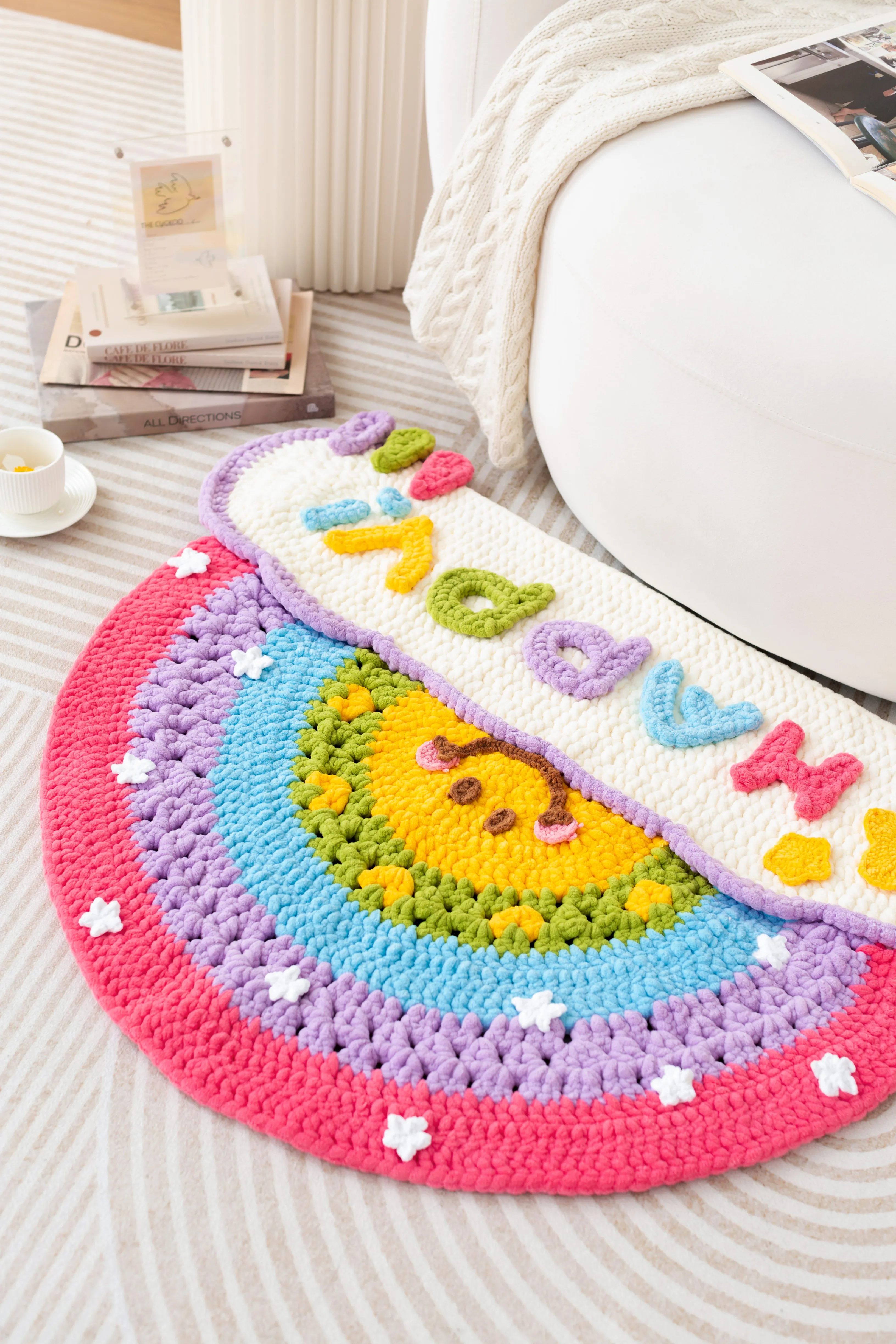 Rainbow Rug crochet project