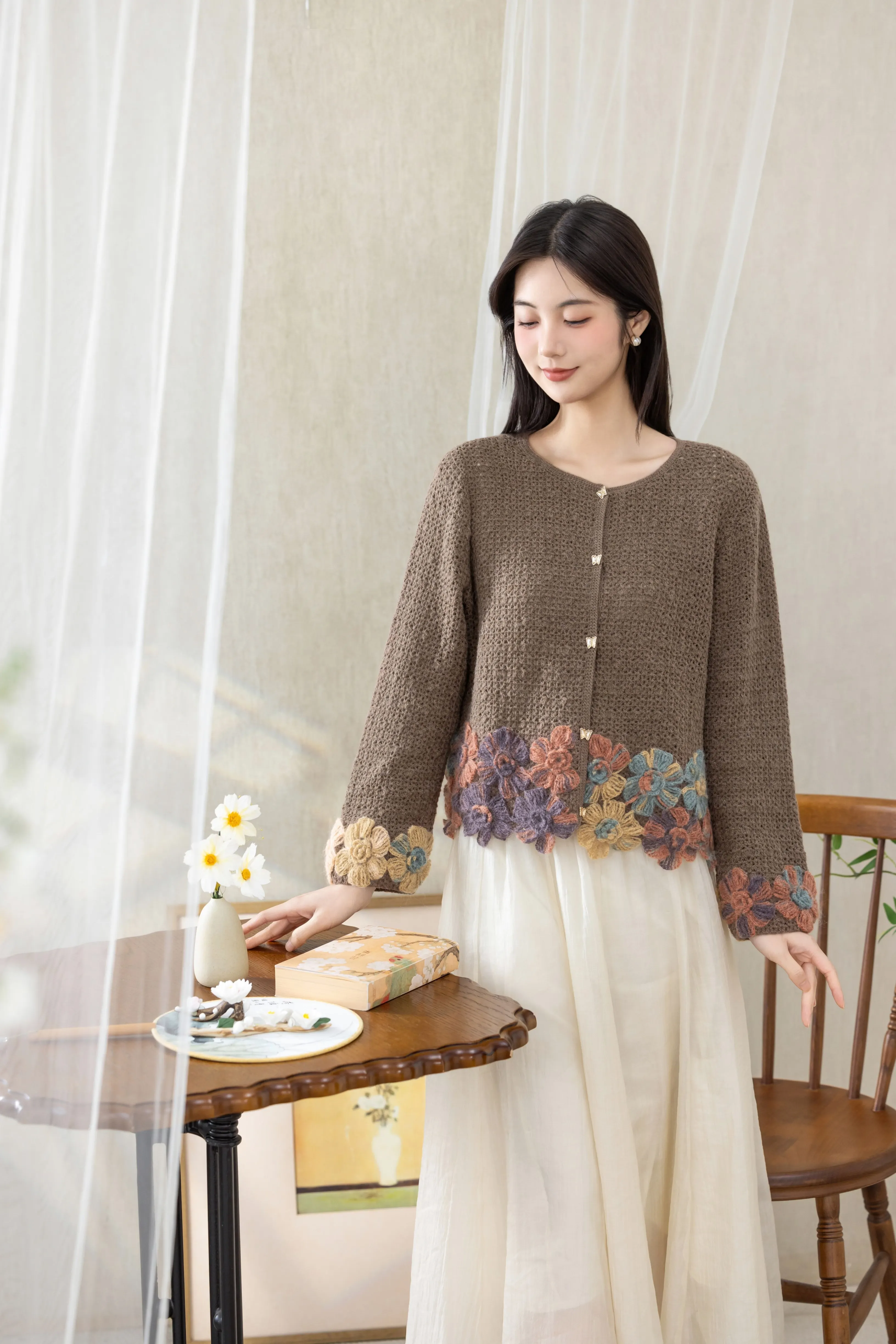 Dewdrop Cardigan crochet tutorial