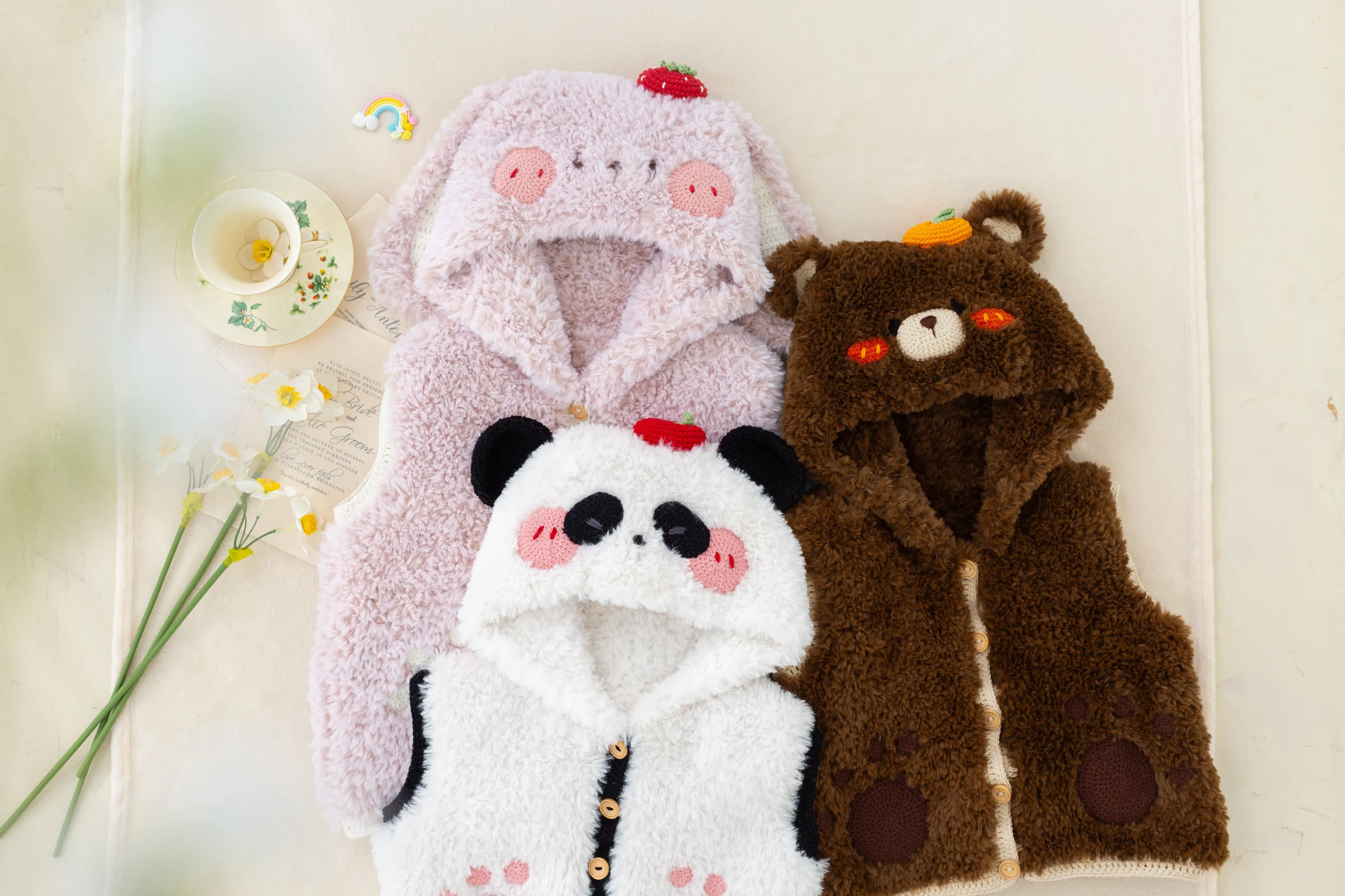 Paw Fluffy Vest crochet tutorial