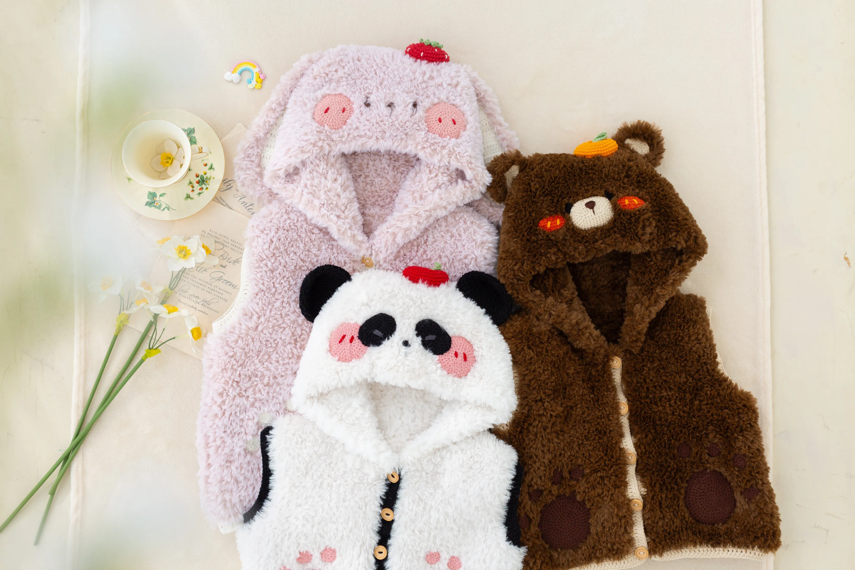 Paw Fluffy Vest crochet project
