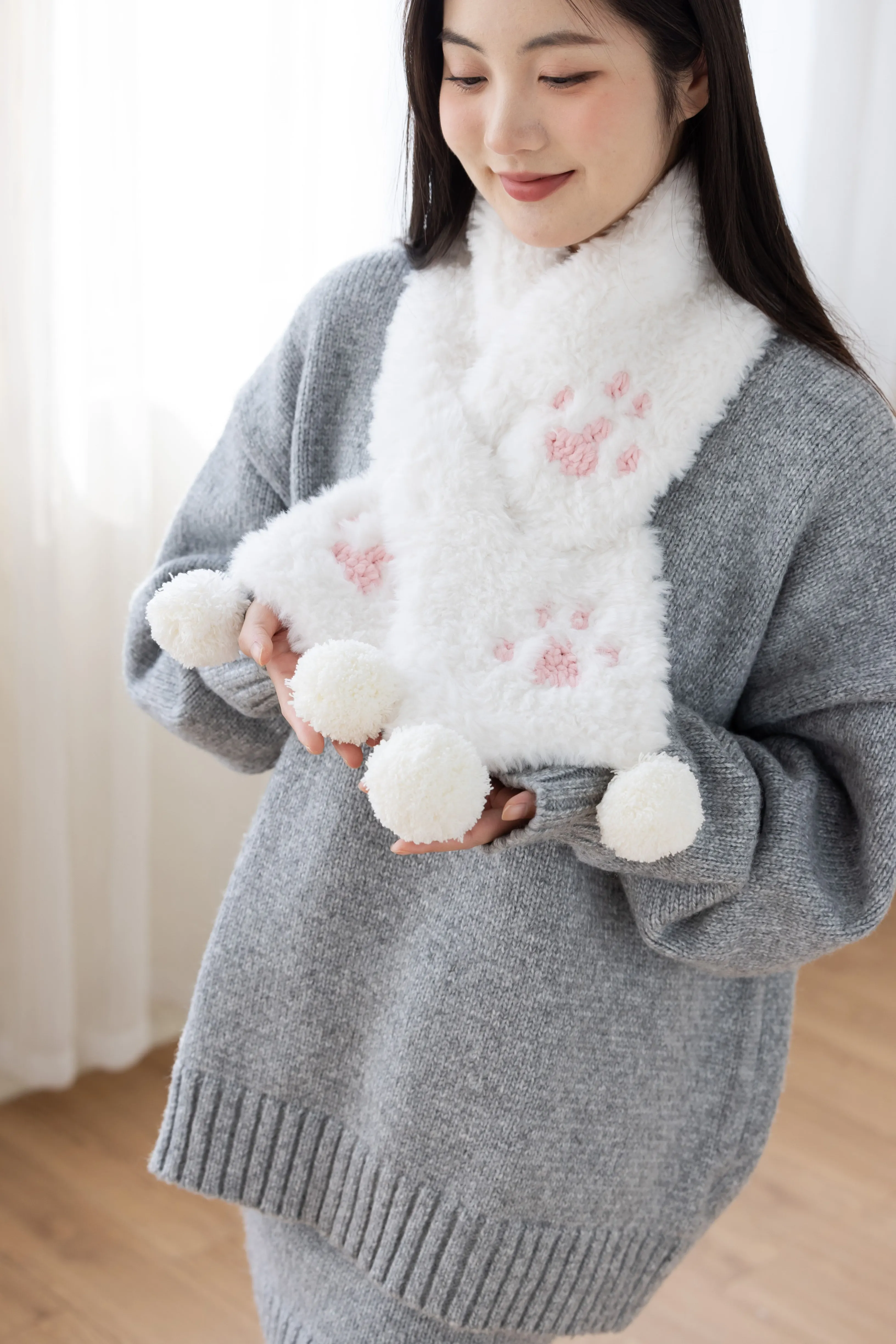 Paw Scarf  crochet tutorial