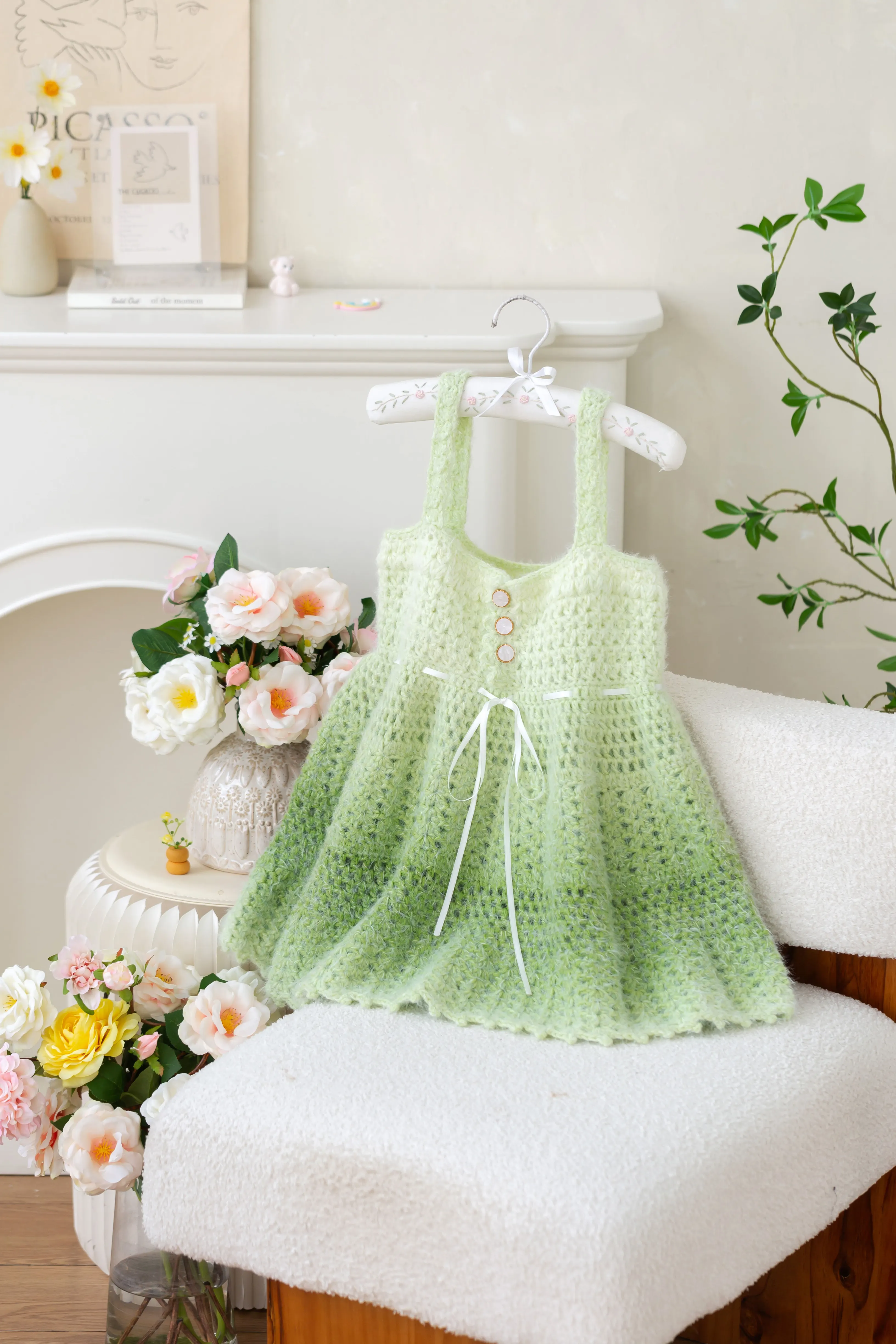 Meadow Sprout Dress crochet tutorial