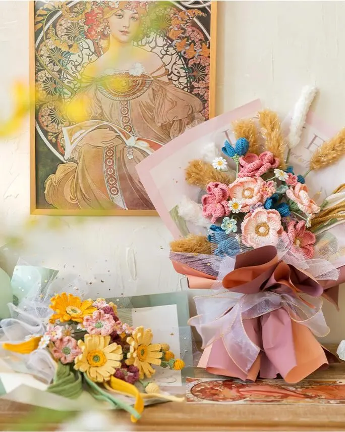 Mucha Bouquet crochet tutorial
