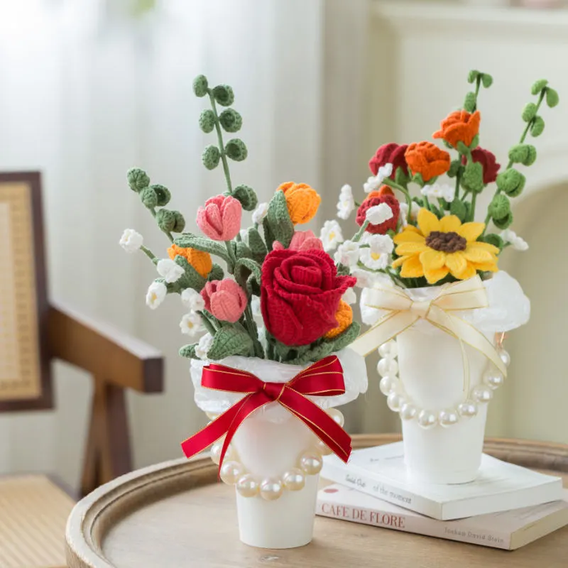 Milk Tea Bouquet Pen crochet tutorial