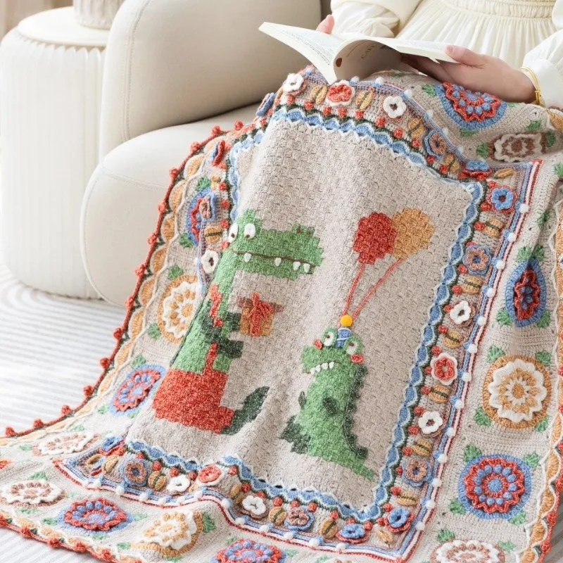 Animal Family Blanket crochet project