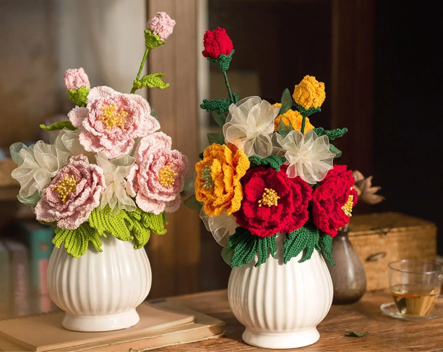 Chinese Peony crochet tutorial