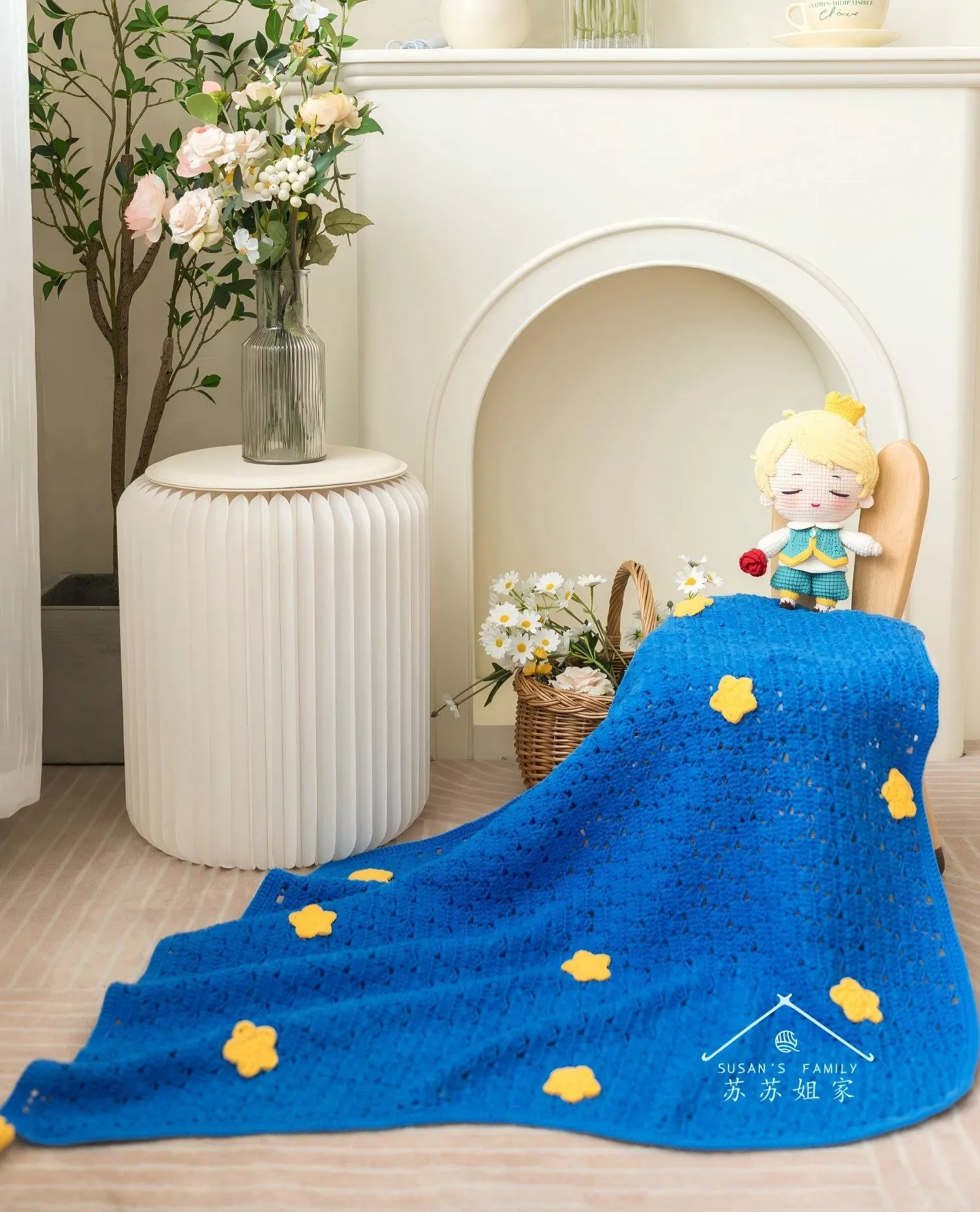 Little Prince Comfort Blanket crochet project