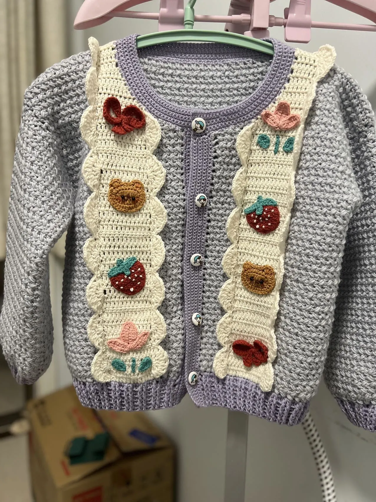第一件,第二件进行中, a crochet project shared by 💋💋勤姐姐