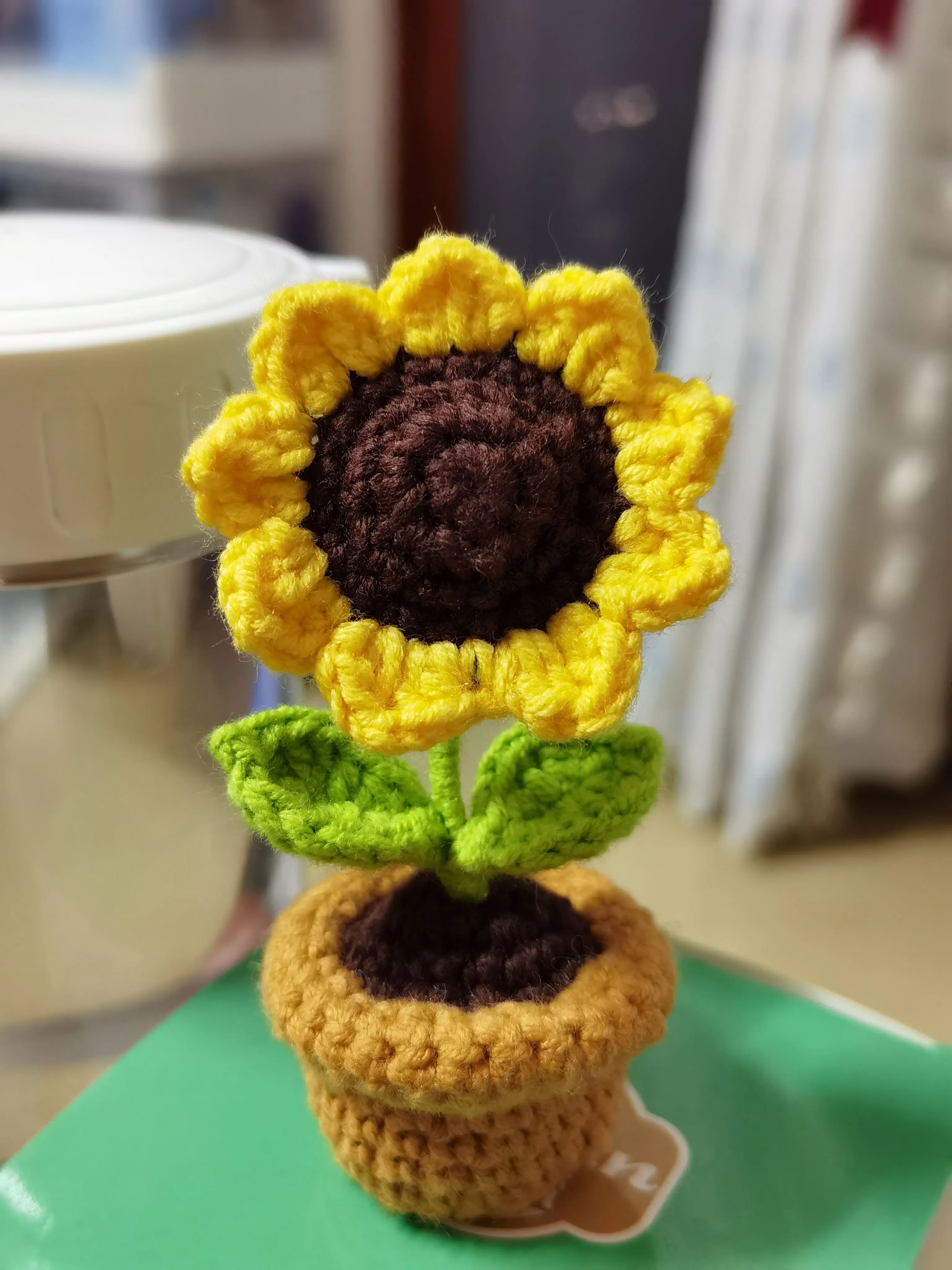作业：一株向日葵, a crochet project shared by 颖诗