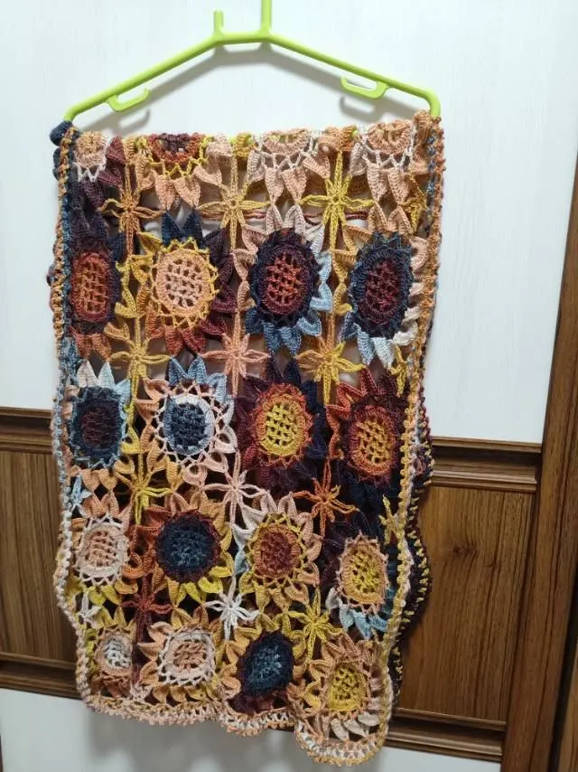 颜悦拼花披肩, a crochet project shared by DARK🐣