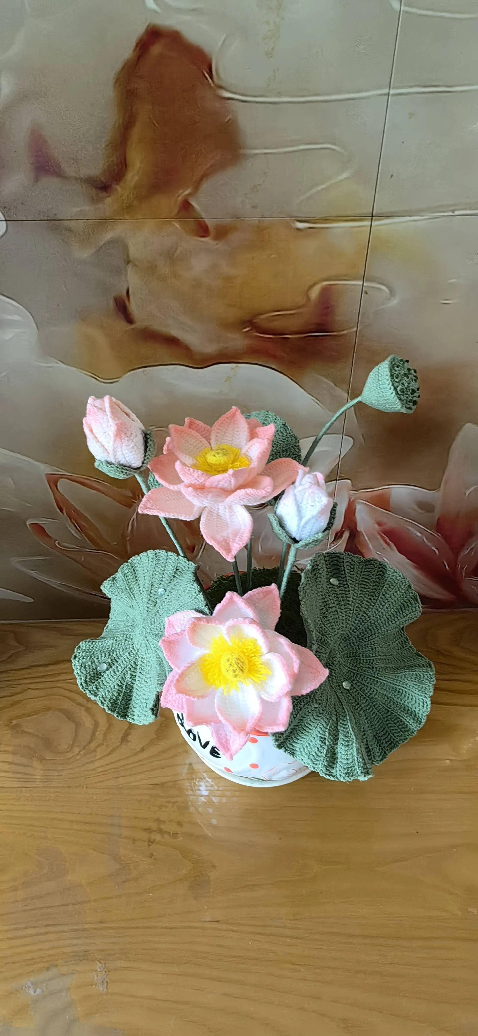 荷花, a crochet project shared by 漂亮