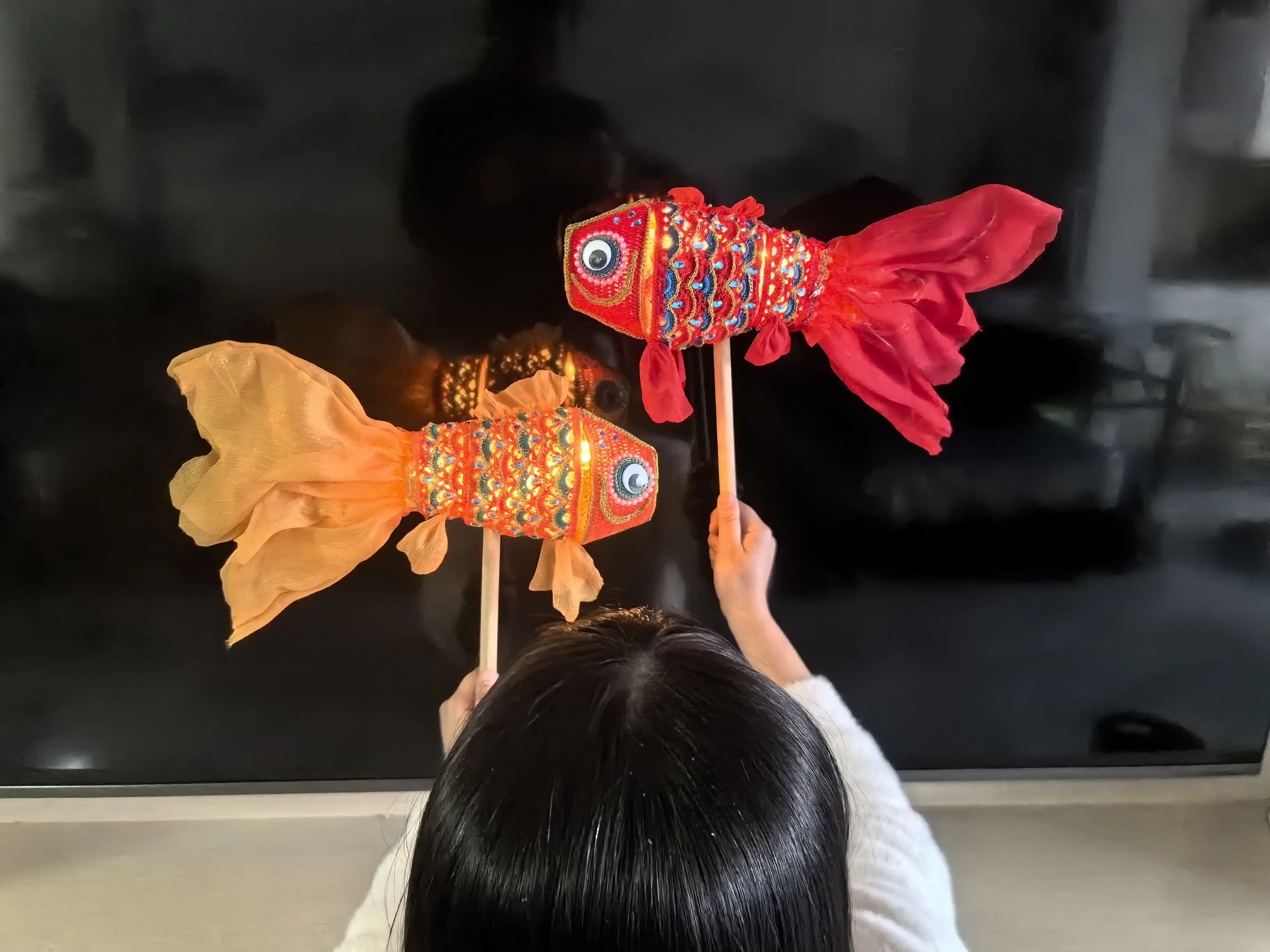 吉庆鱼灯, a crochet project shared by 文庄