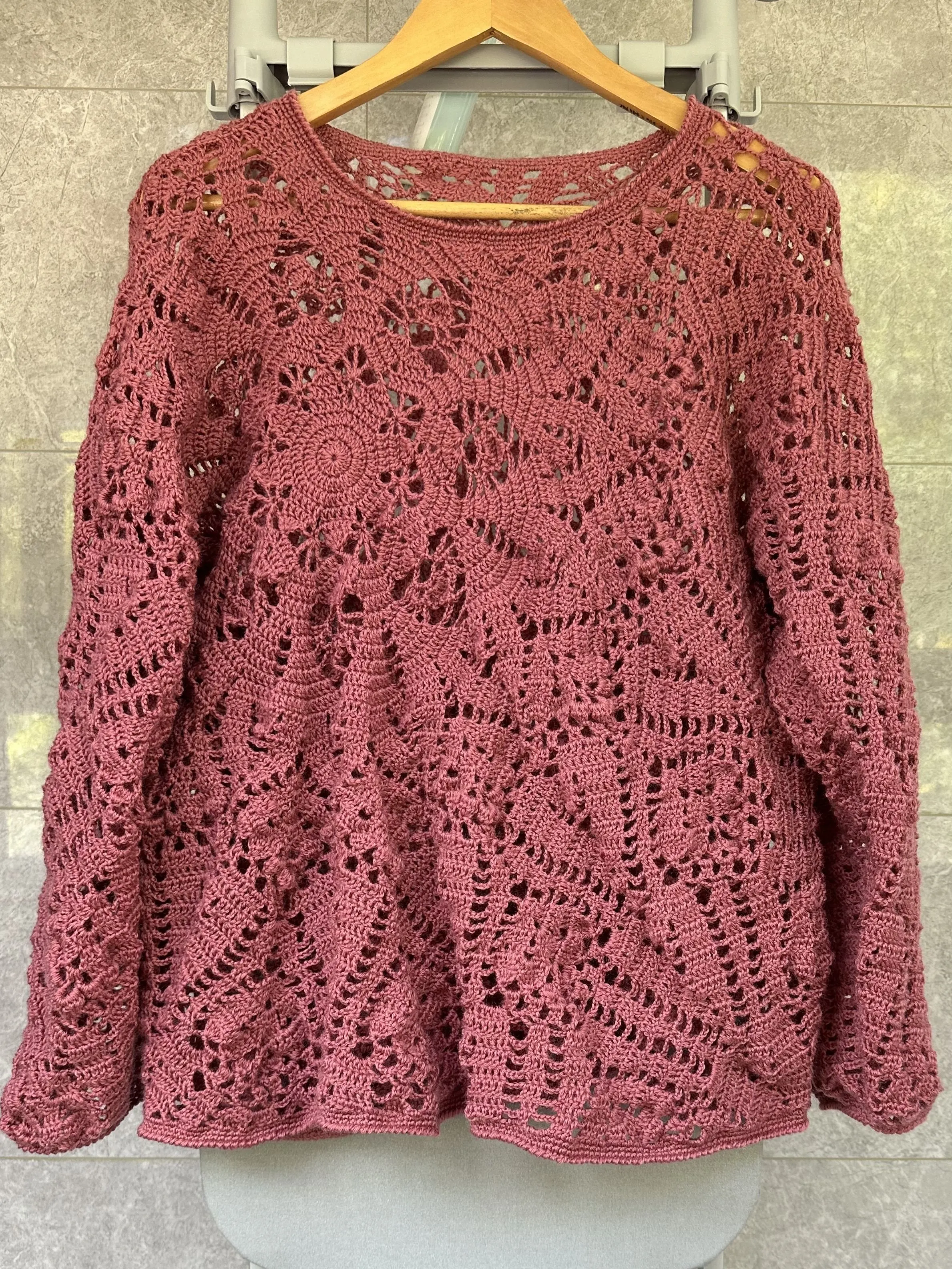 豆沙红, a crochet project shared by Rita Lei