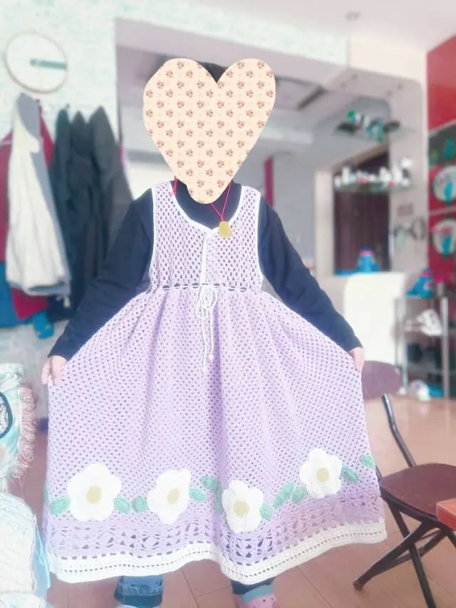 终于钩好啦～做了加长款呀～, a crochet project shared by 蹦蹦跳跳