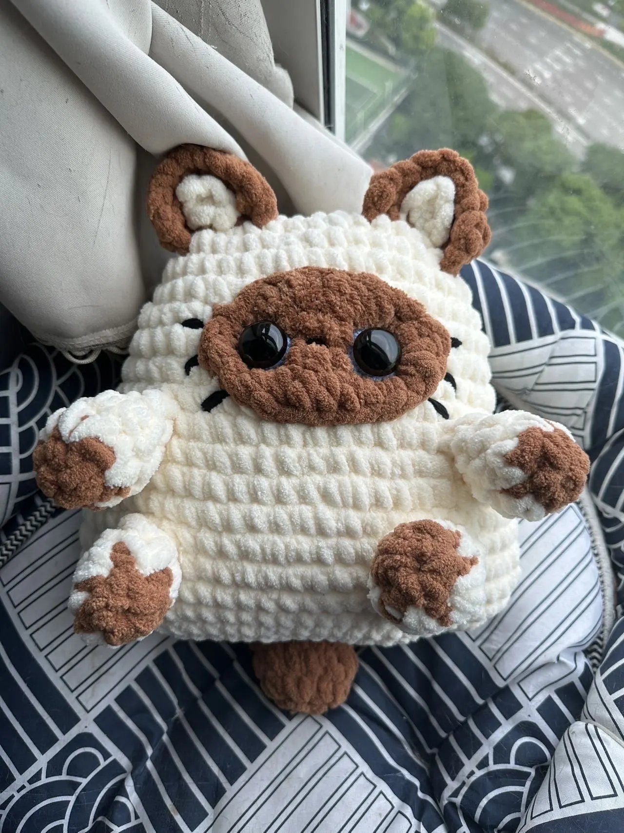 配上我家的私人模特儿, a crochet project shared by ꧁꫞꯭紫水晶猫咪꫞꧂