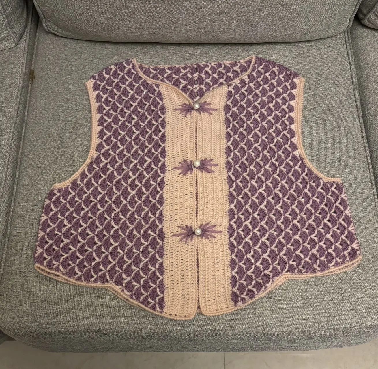 云边完工了, a crochet project shared by 红雨