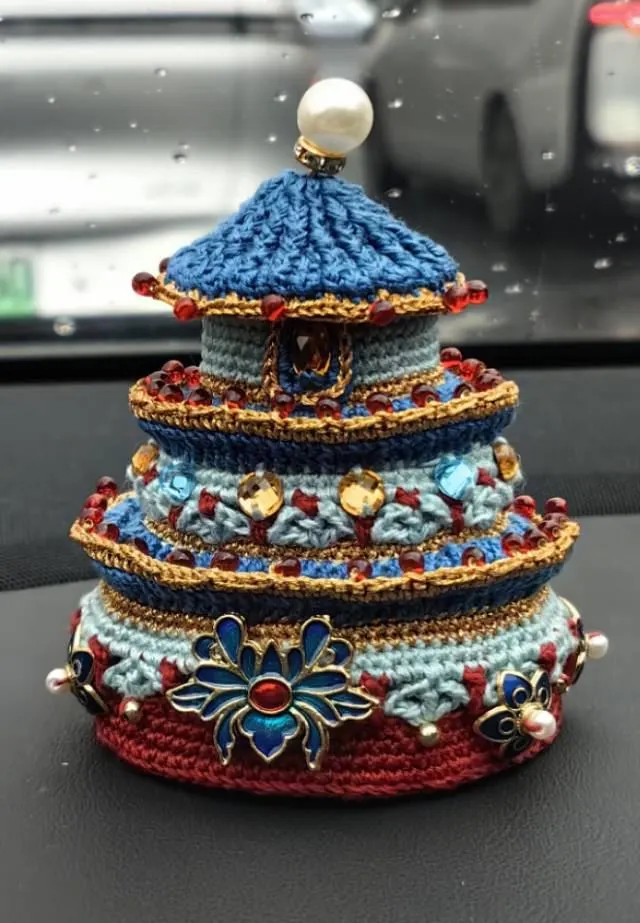 天坛祈年殿, a crochet project shared by 跑