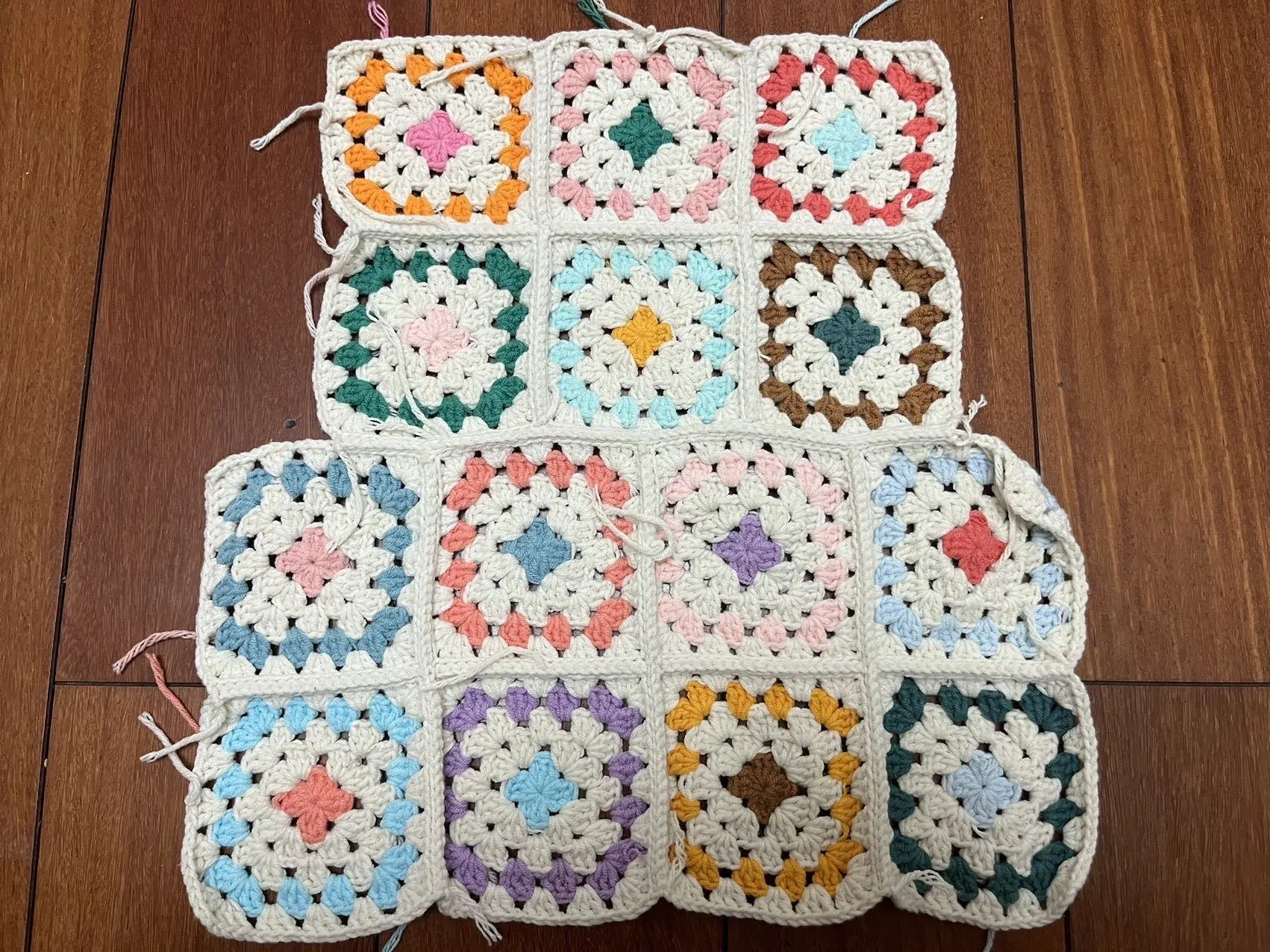 祖母方格背心爆改汤婆子套, a crochet project shared by belinda