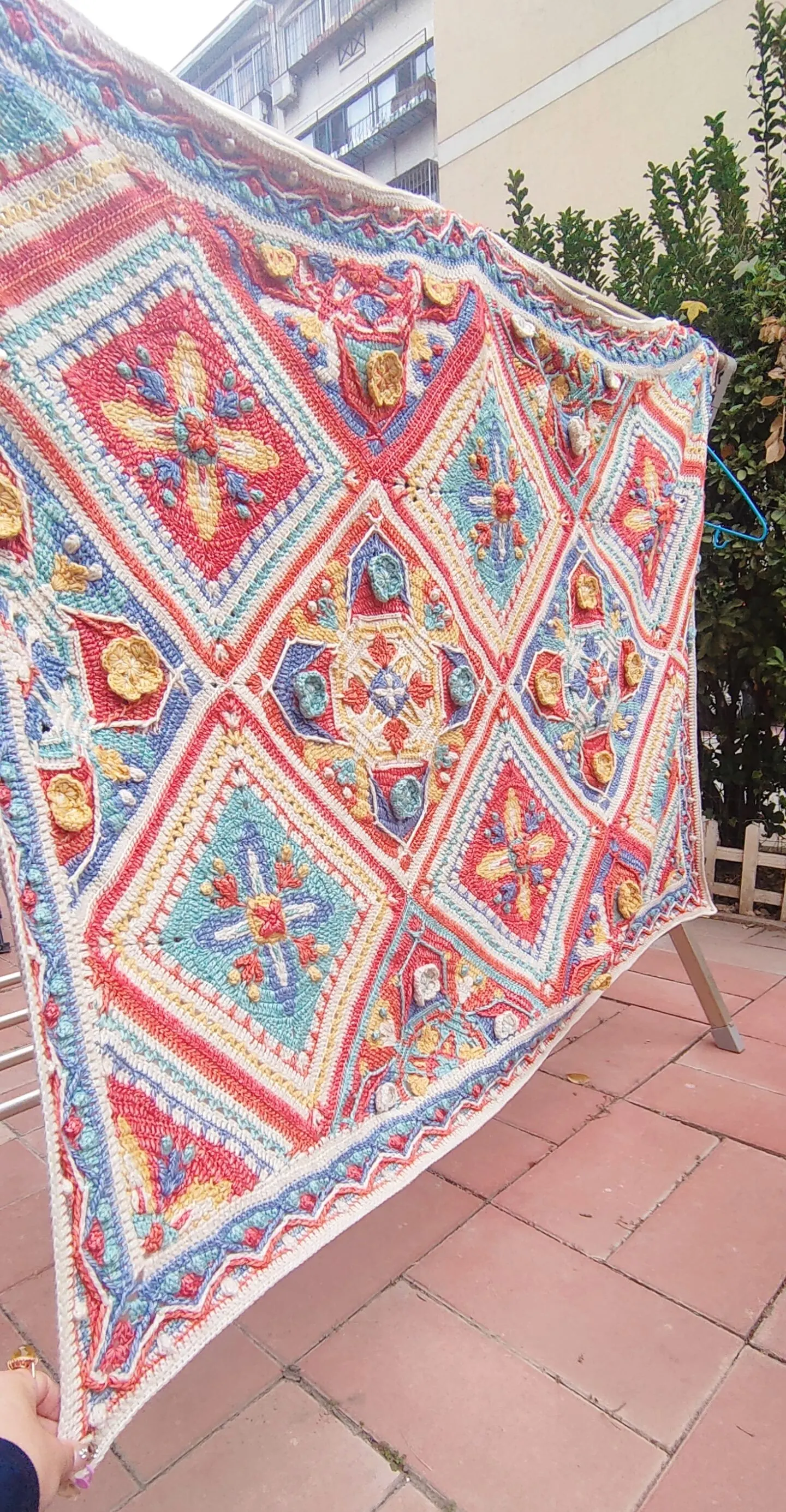 买了三年才动手，一个月完工, a crochet project shared by 惟真