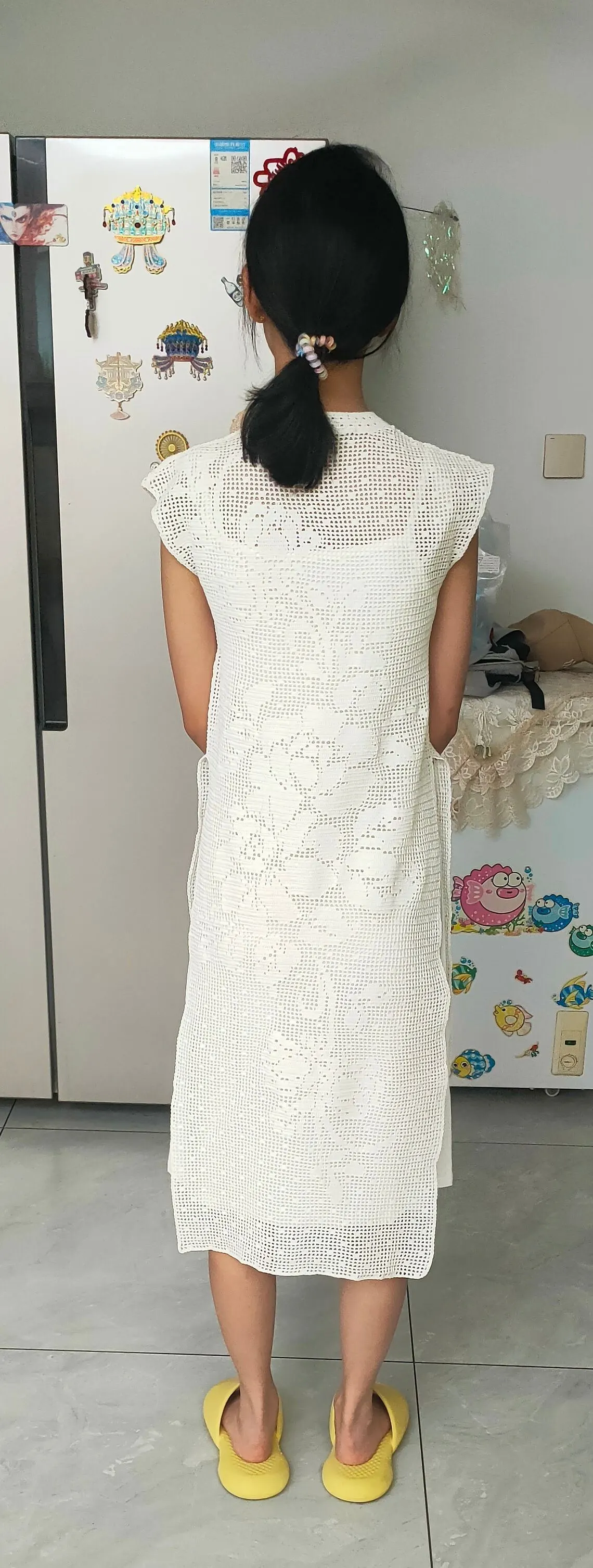 天香牡丹旗袍, a crochet project shared by 惟真