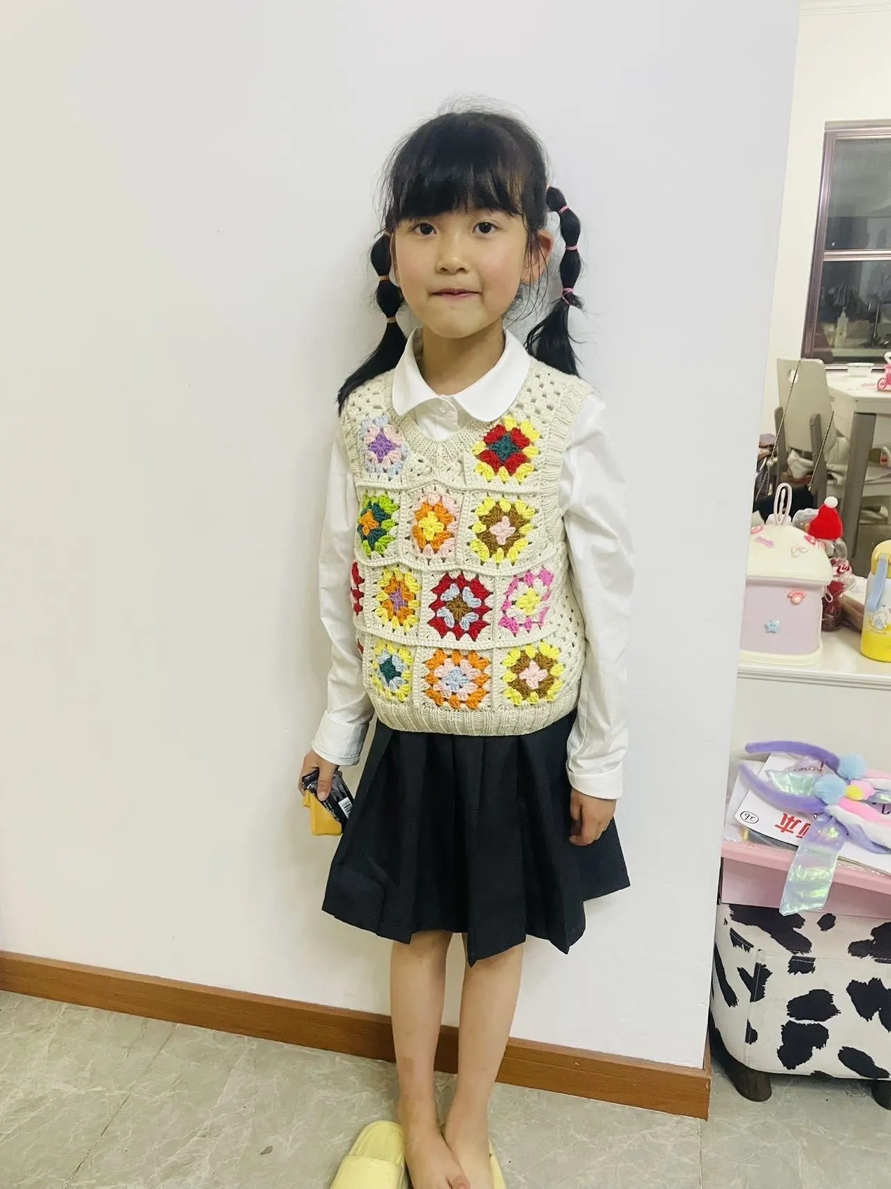 祖母方格背心, a crochet project shared by 🍭糖果MaMa🍬