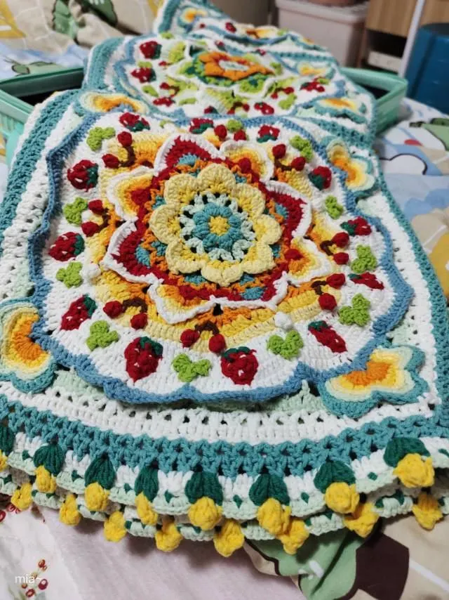 水果花卉, a crochet project shared by 凌月