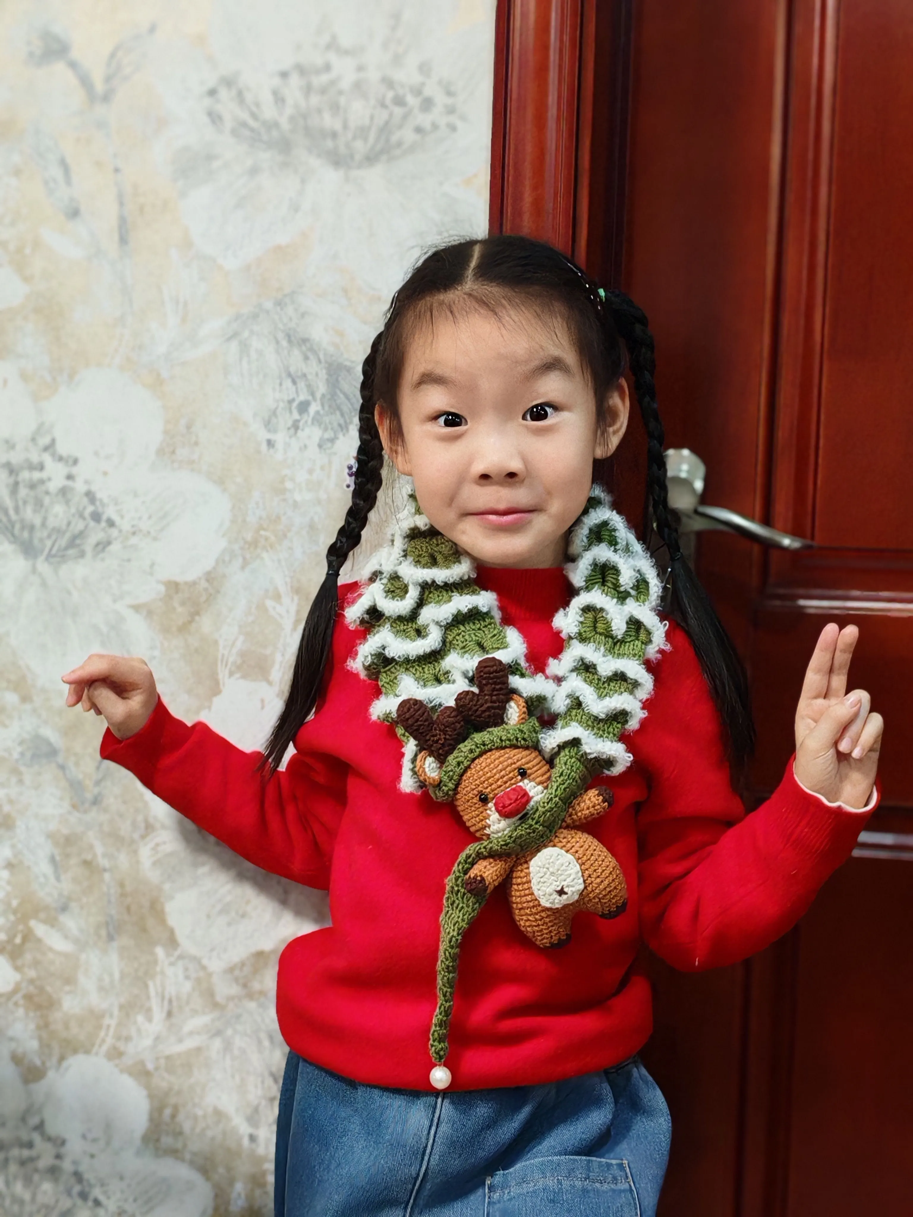 麋鹿款围脖, a crochet project shared by 多多妈