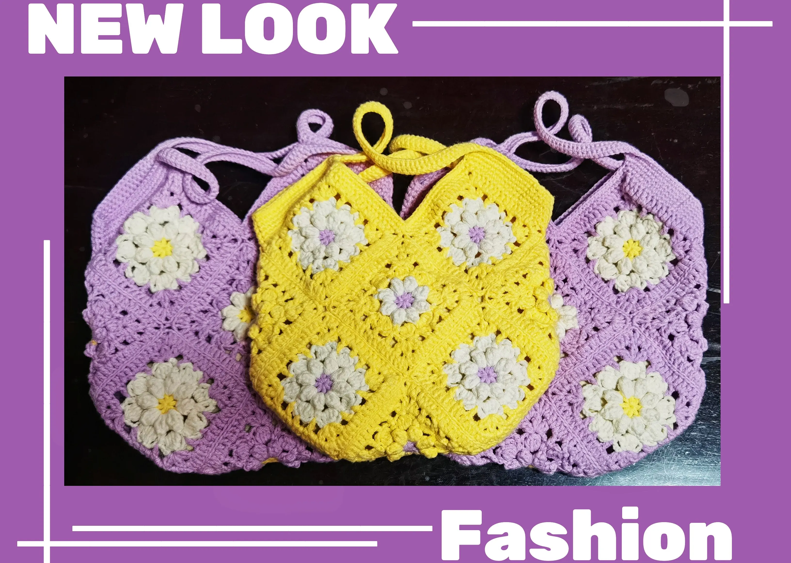 玛格丽特B款中包, a crochet project shared by 伊兹米