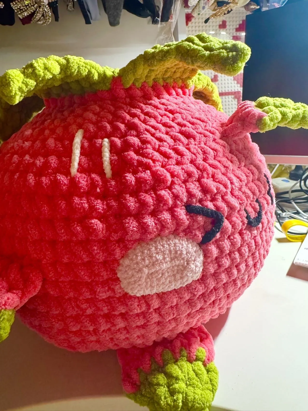 火龙果抱枕, a crochet project shared by 谭人玮