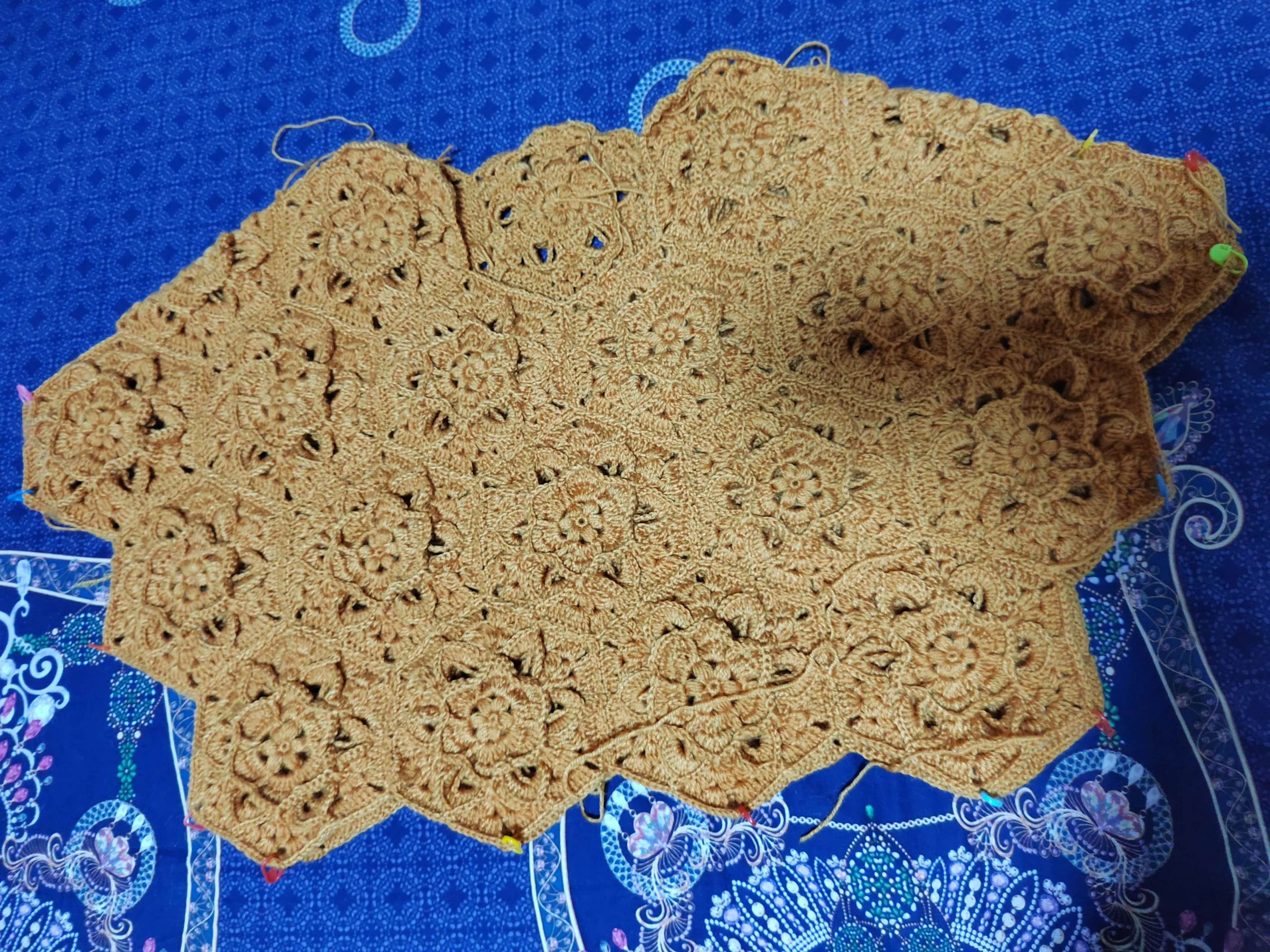流星拼话罩杉, a crochet project shared by 沉默是金