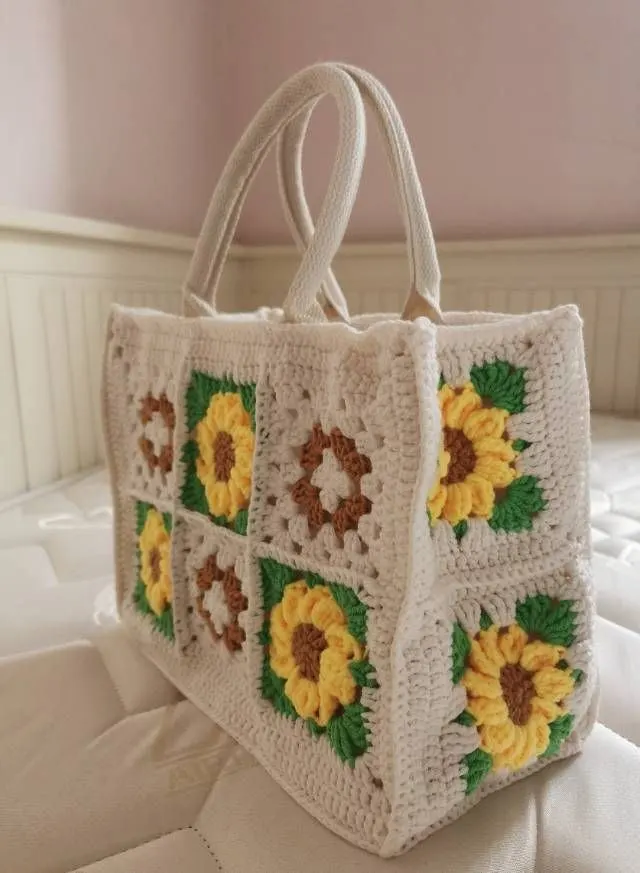 祖母方格包，yyds。, a crochet project shared by ywh