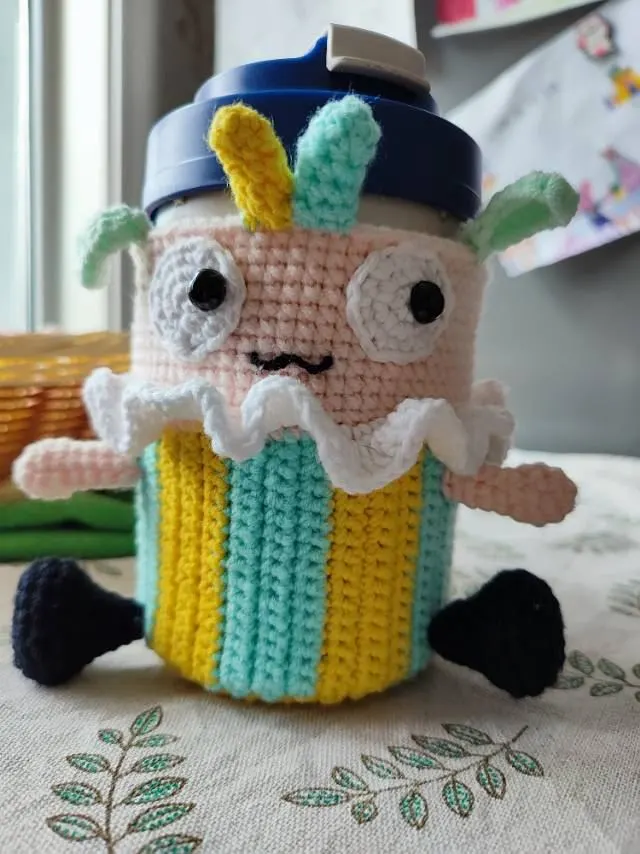 童趣水杯套, a crochet project shared by 喵夫人