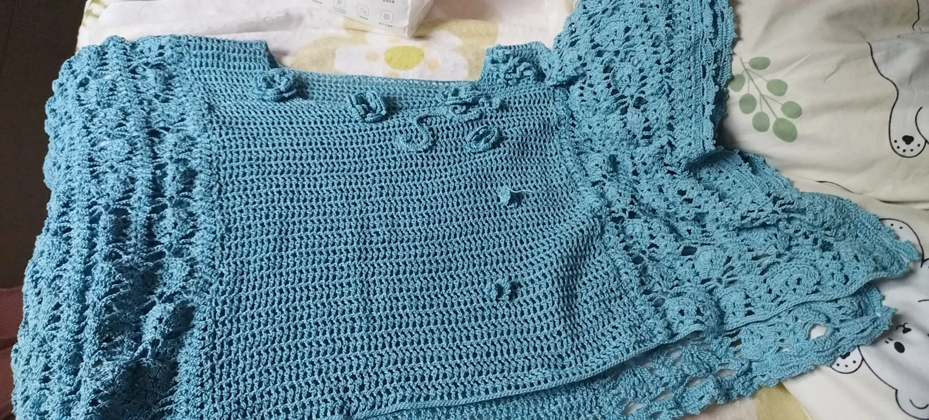 花雾两穿罩衫, a crochet project shared by 新梦