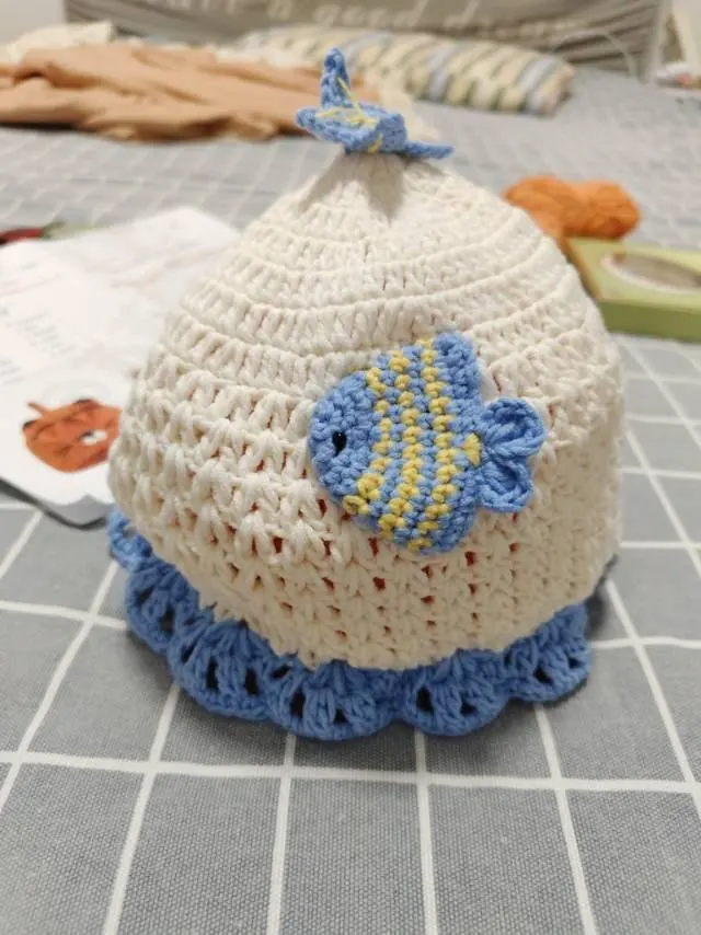 两顶小帽子完工, a crochet project shared by 云朵
