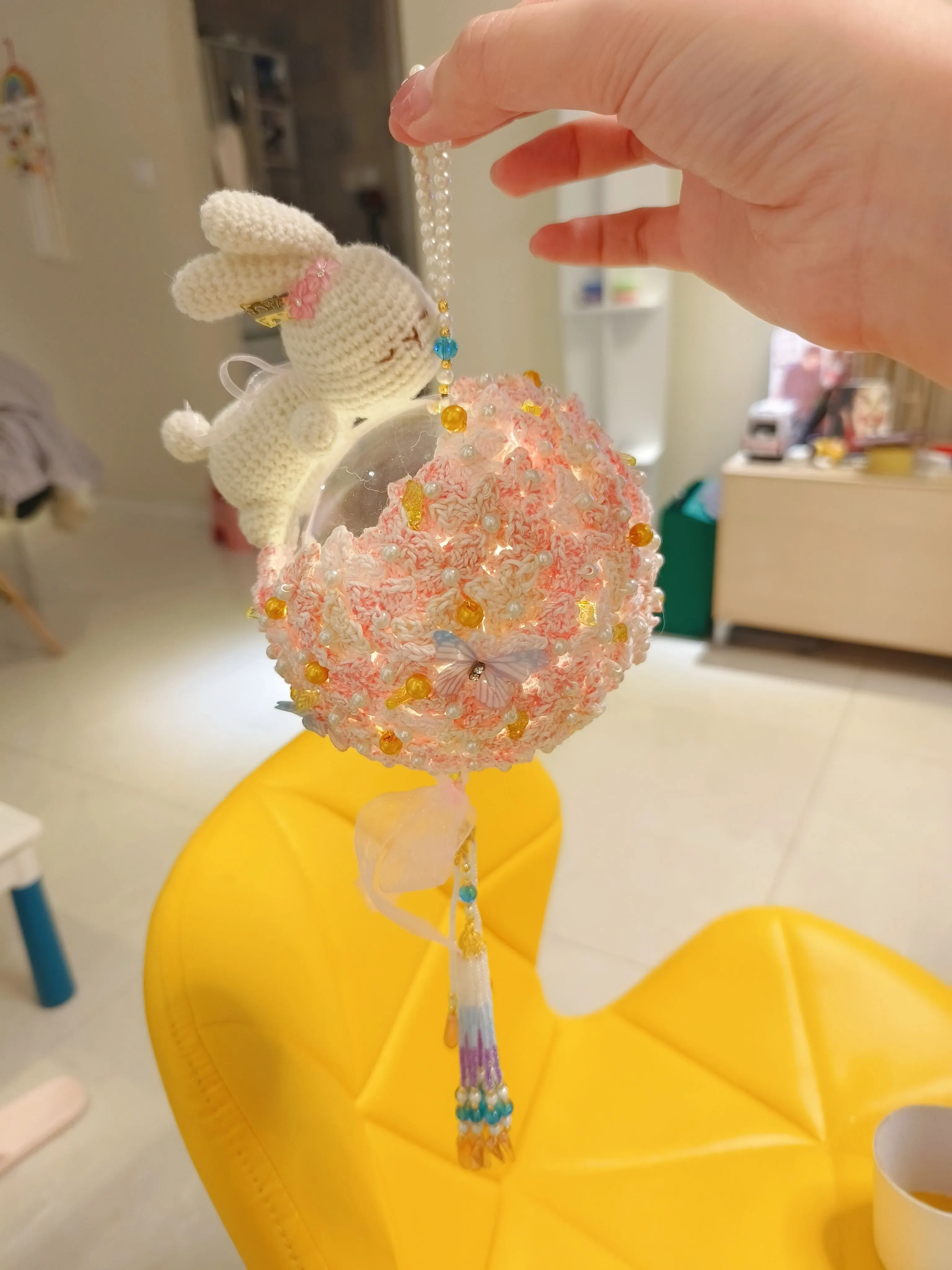 (៸៸᳐⦁⩊⦁៸៸᳐ )੭, a crochet project shared by 平铺新绿