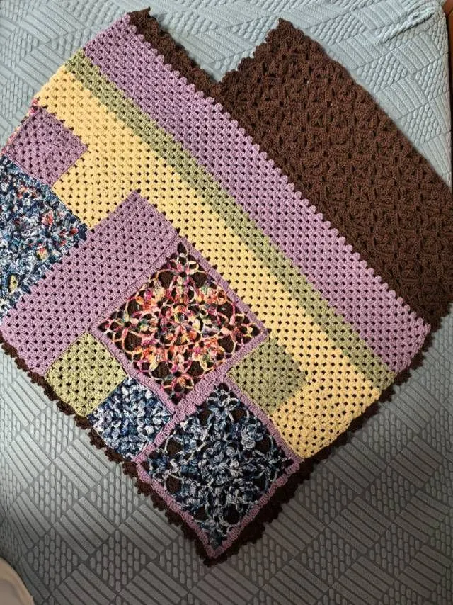 怡悦斗篷, a crochet project shared by 燕山微雨